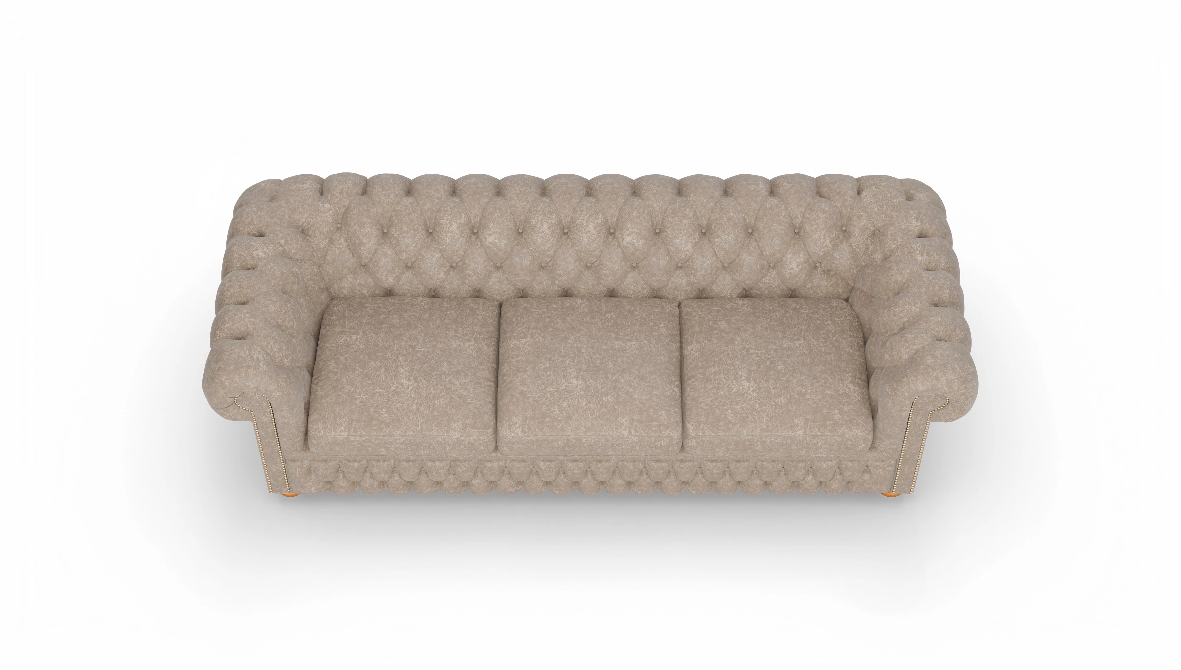 Ansicht des Produktes Oxford 4-Sitzer in Leder beige