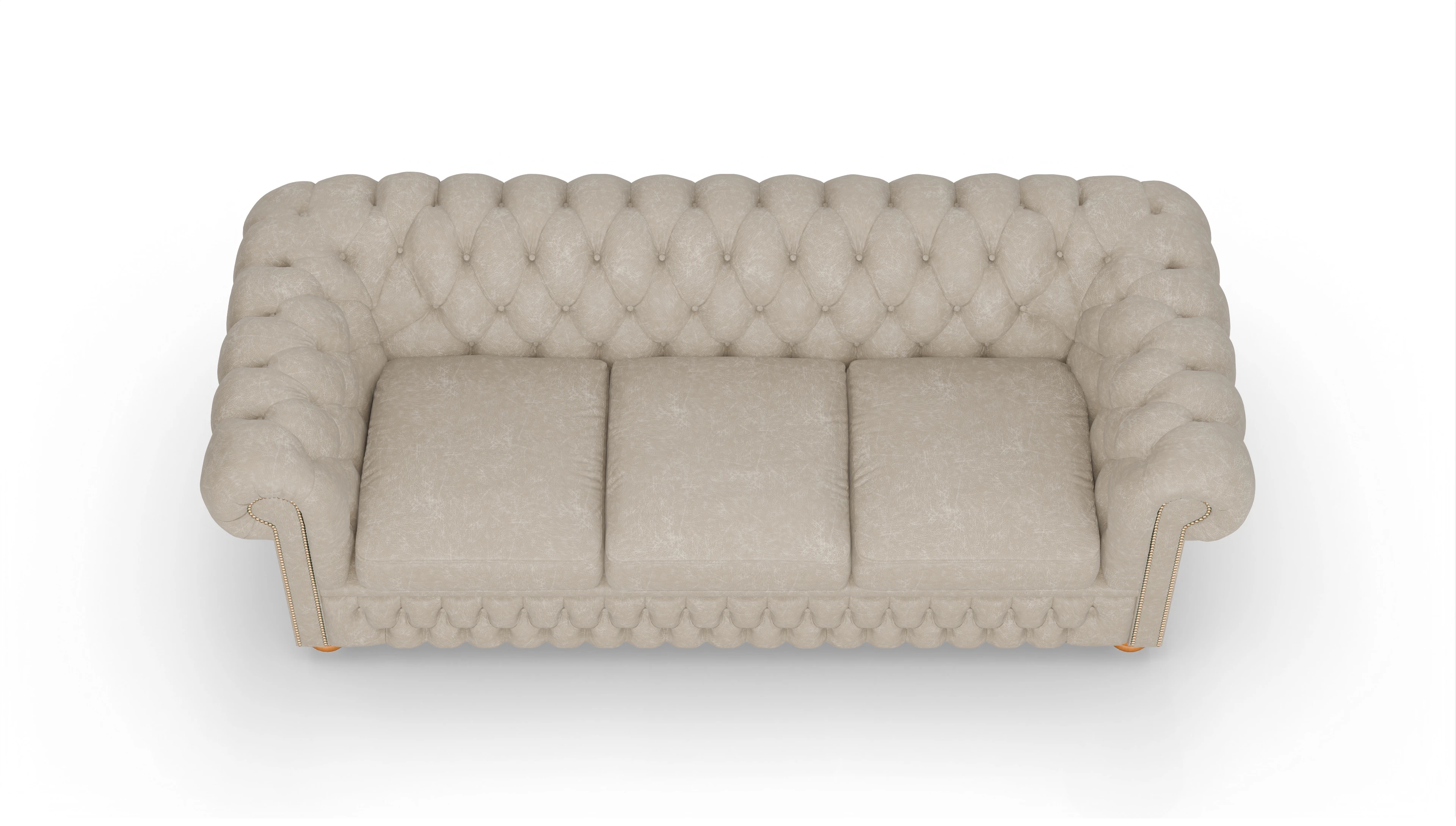 Ansicht des Produktes Oxford 3,5-Sitzer in Leder beige