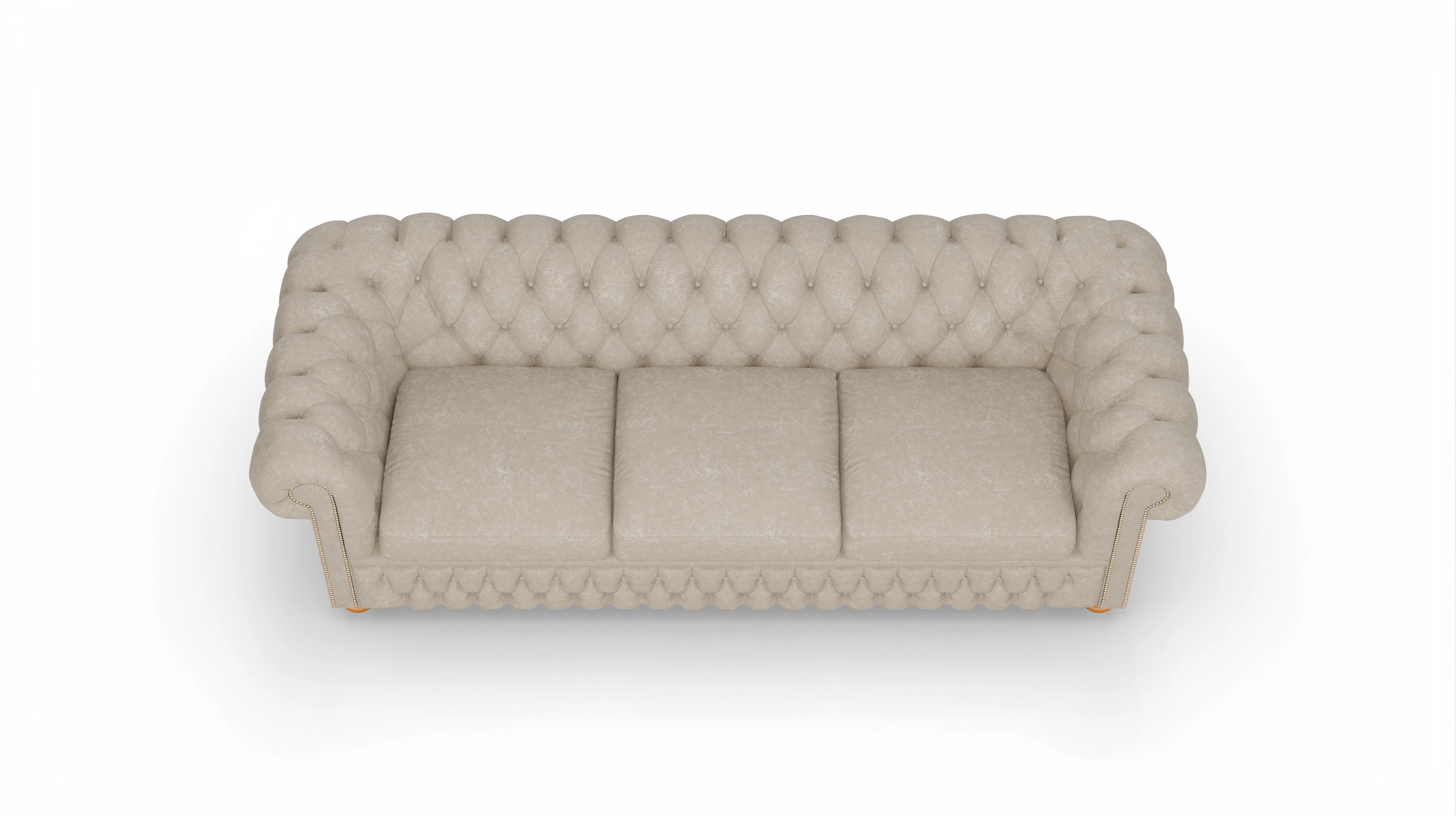 Ansicht des Produktes Oxford 4-Sitzer in Leder beige