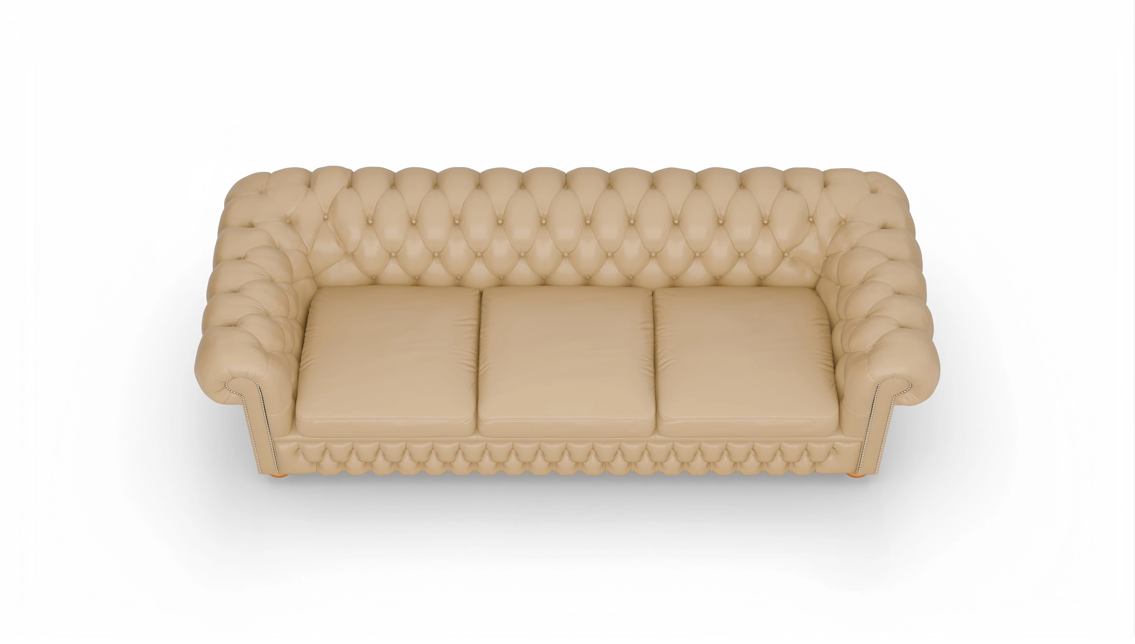 Ansicht des Produktes Oxford 4-Sitzer in Leder beige