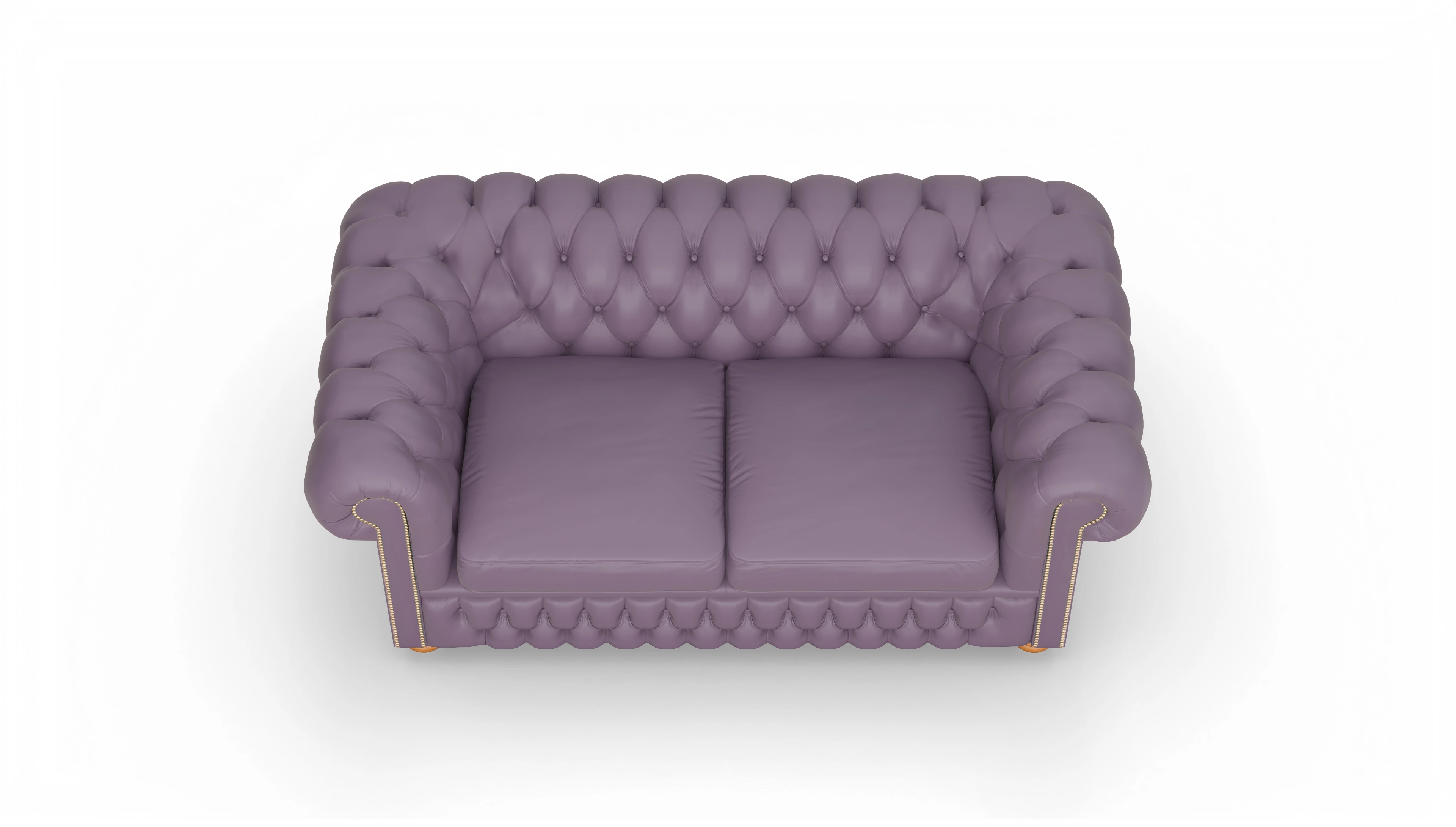 Chesterfield Sofa Oxford Ansicht des Produktes Oxford 2,5-Sitzer in Leder rot