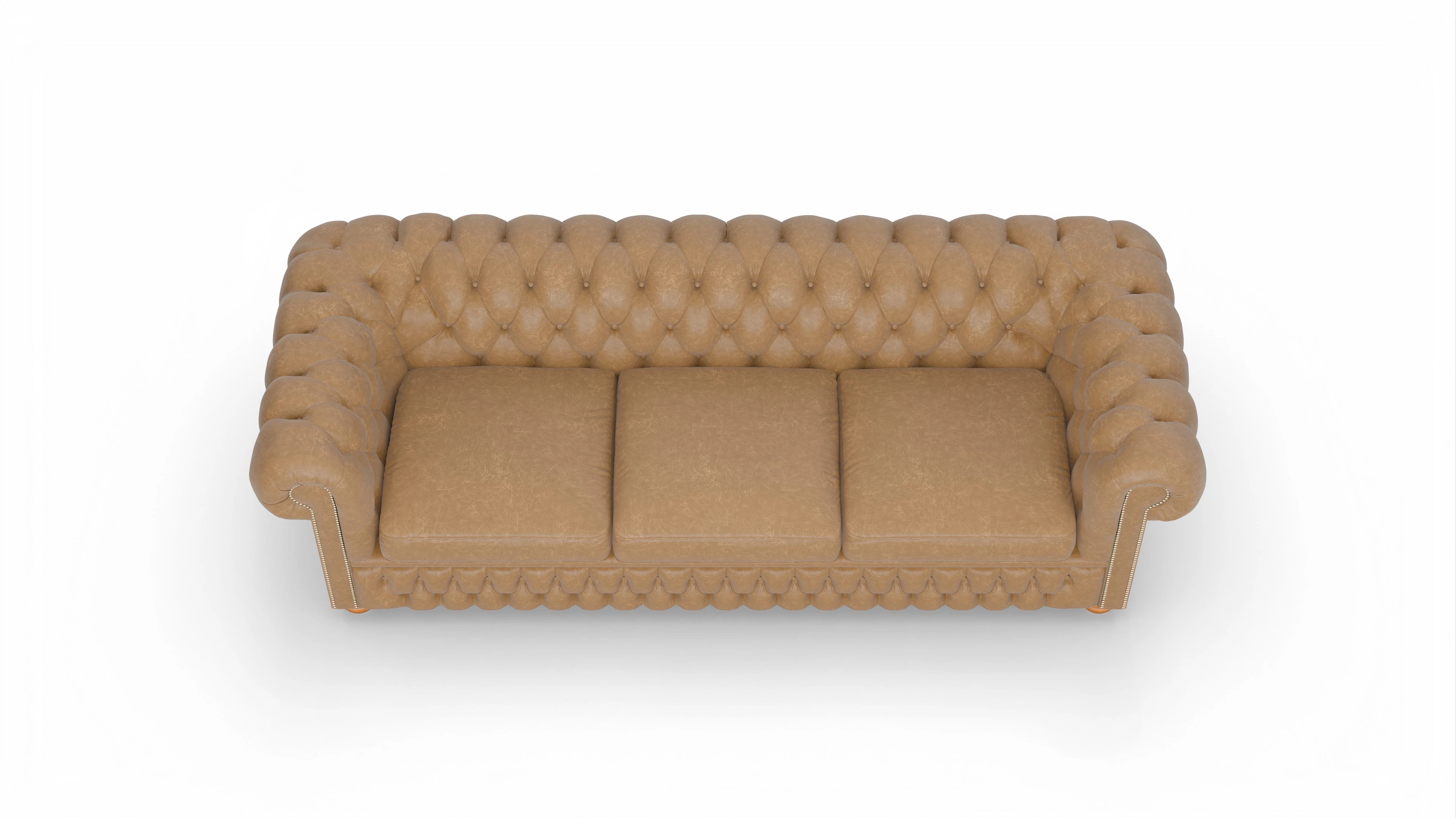 Ansicht des Produktes Oxford 4-Sitzer in Leder beige