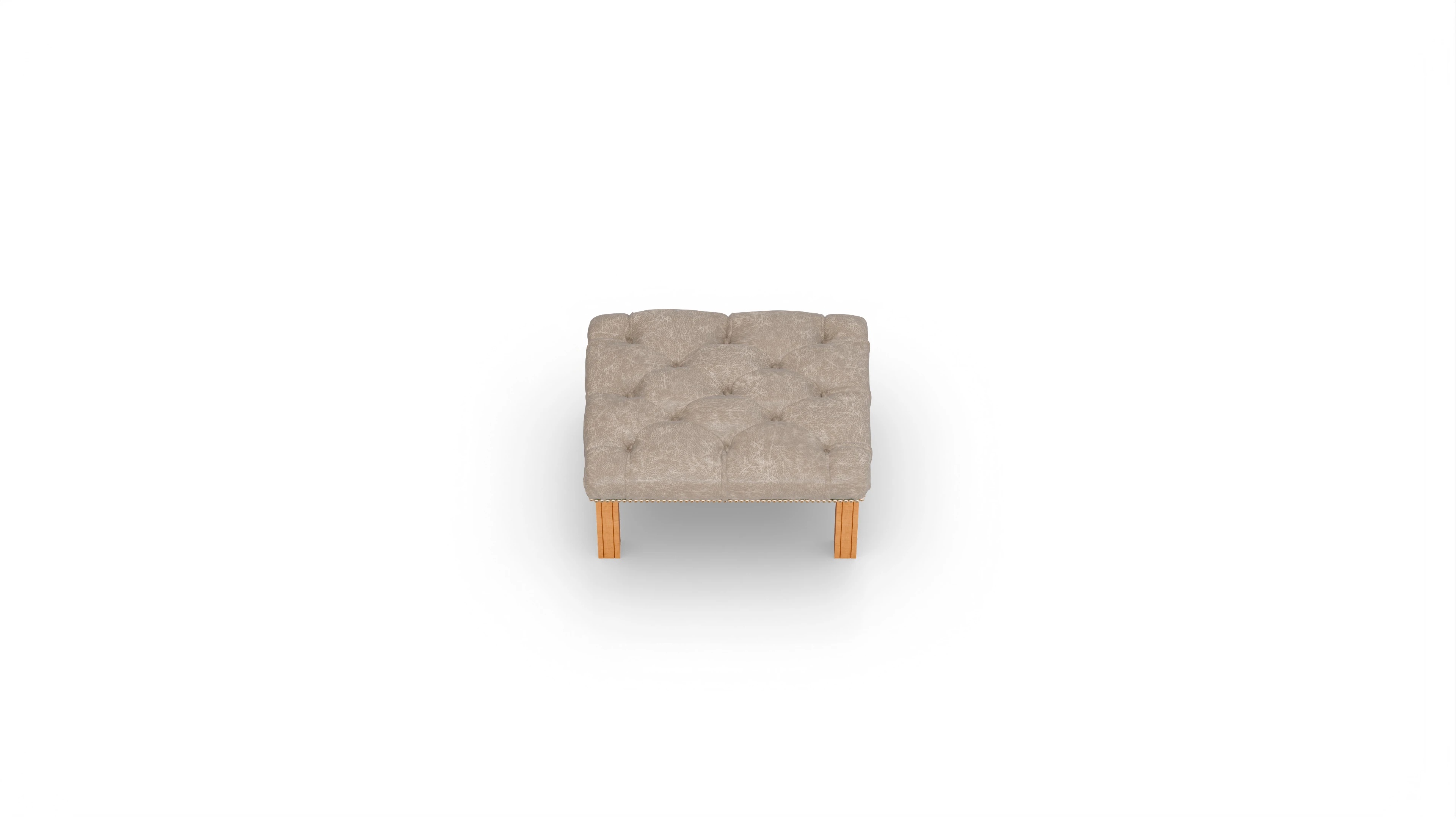 Ansicht des Produktes Dorian Hocker in Leder beige