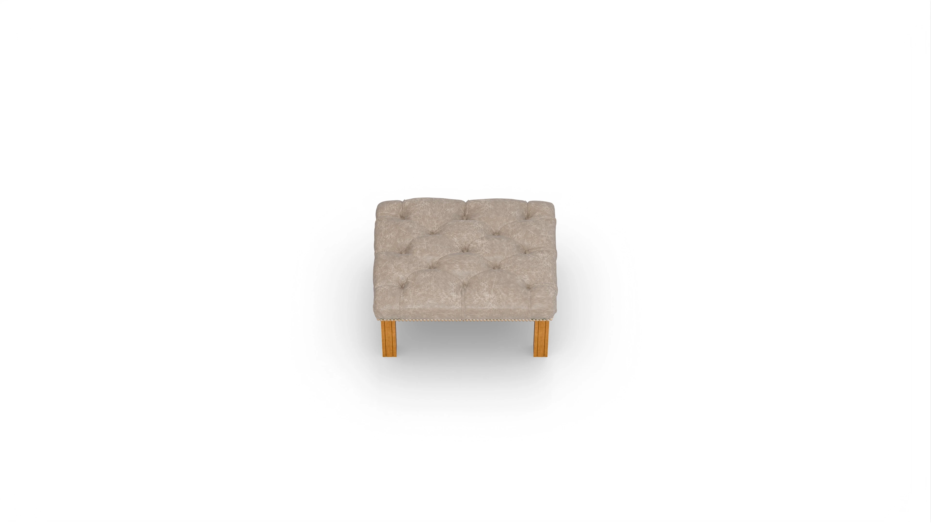Ansicht des Produktes Dorian Hocker in Leder beige