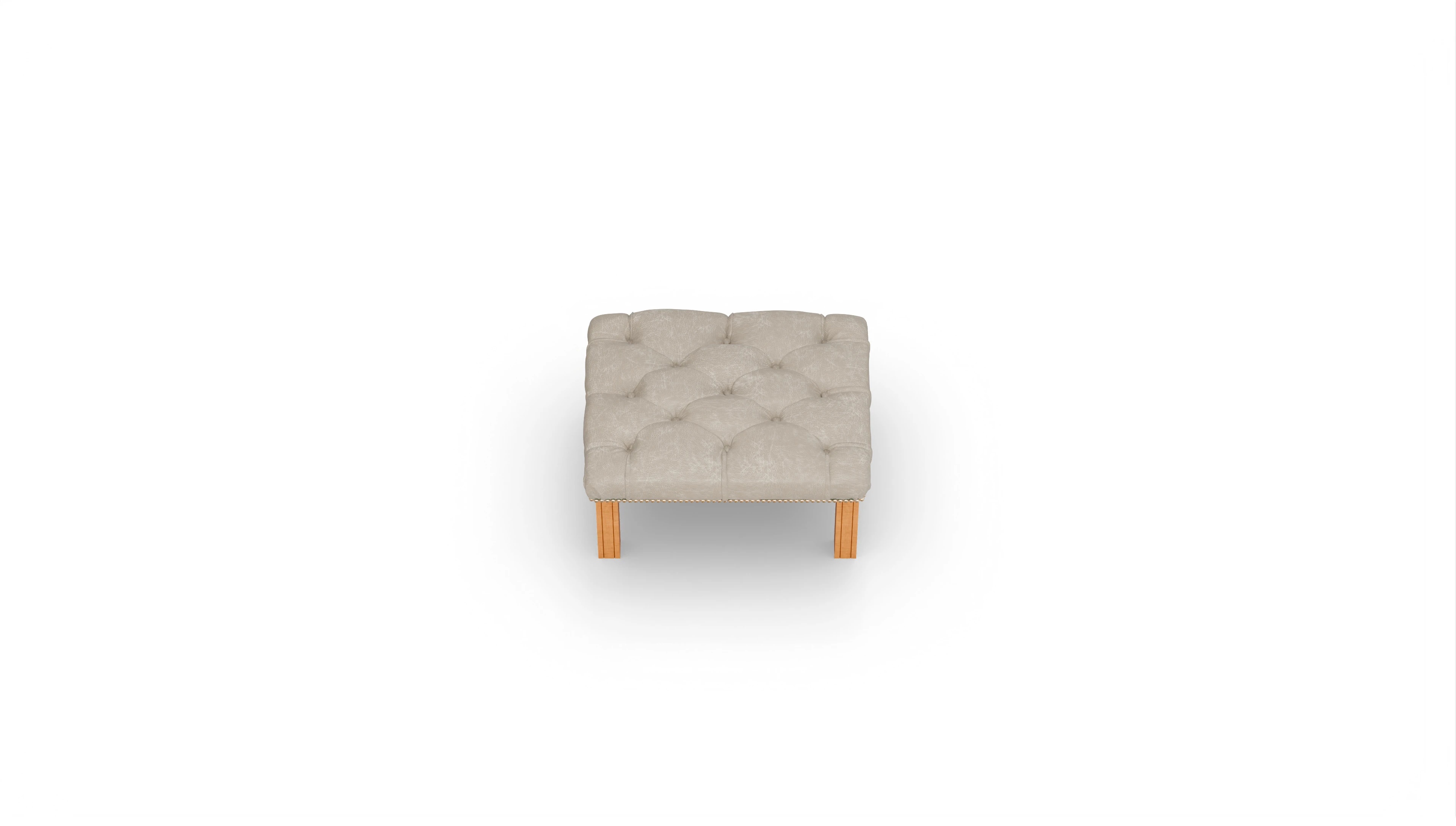 Ansicht des Produktes Dorian Hocker in Leder beige