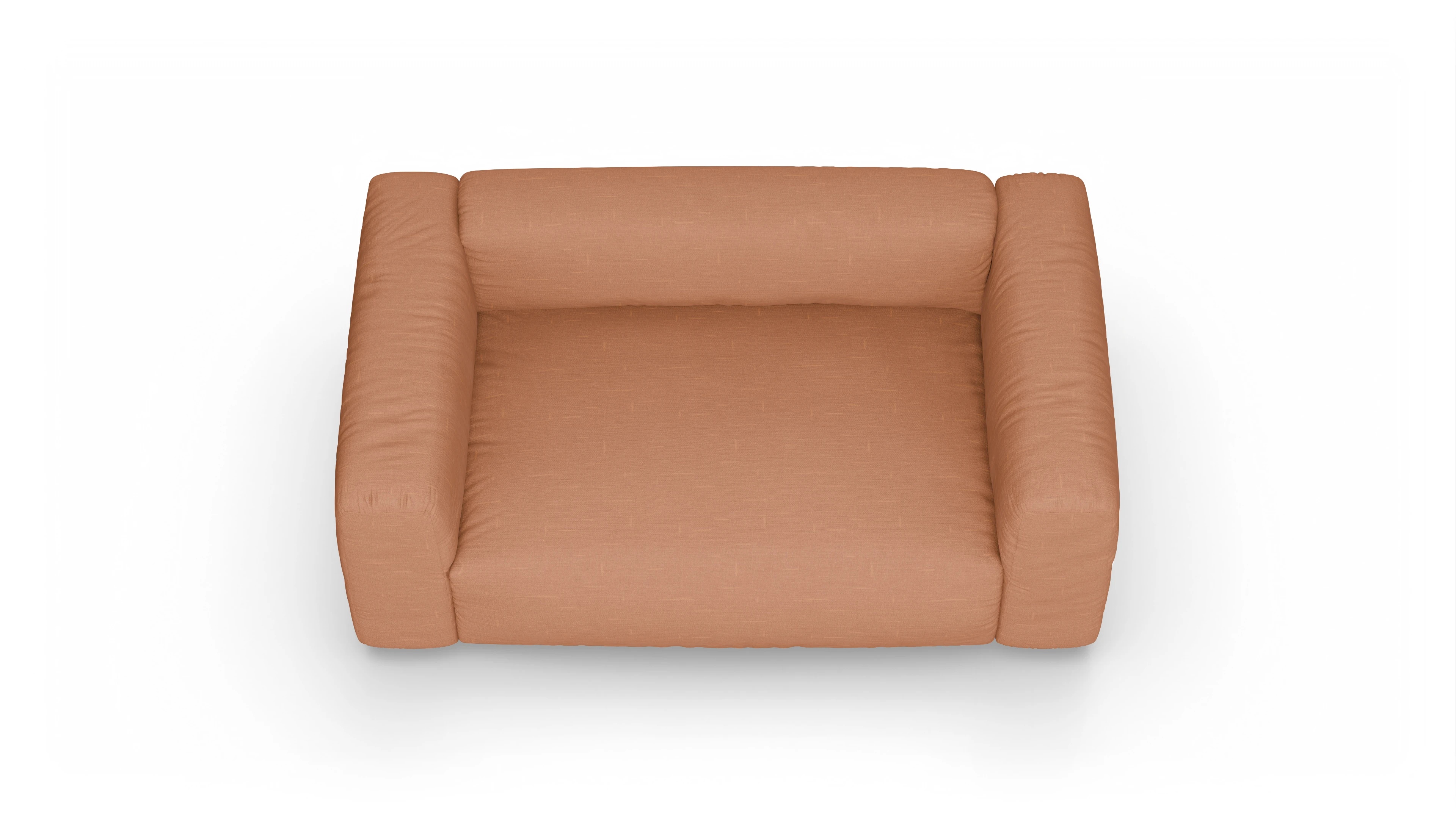 Ansicht des Produktes Molin 2-Sitzer in Stoff orange