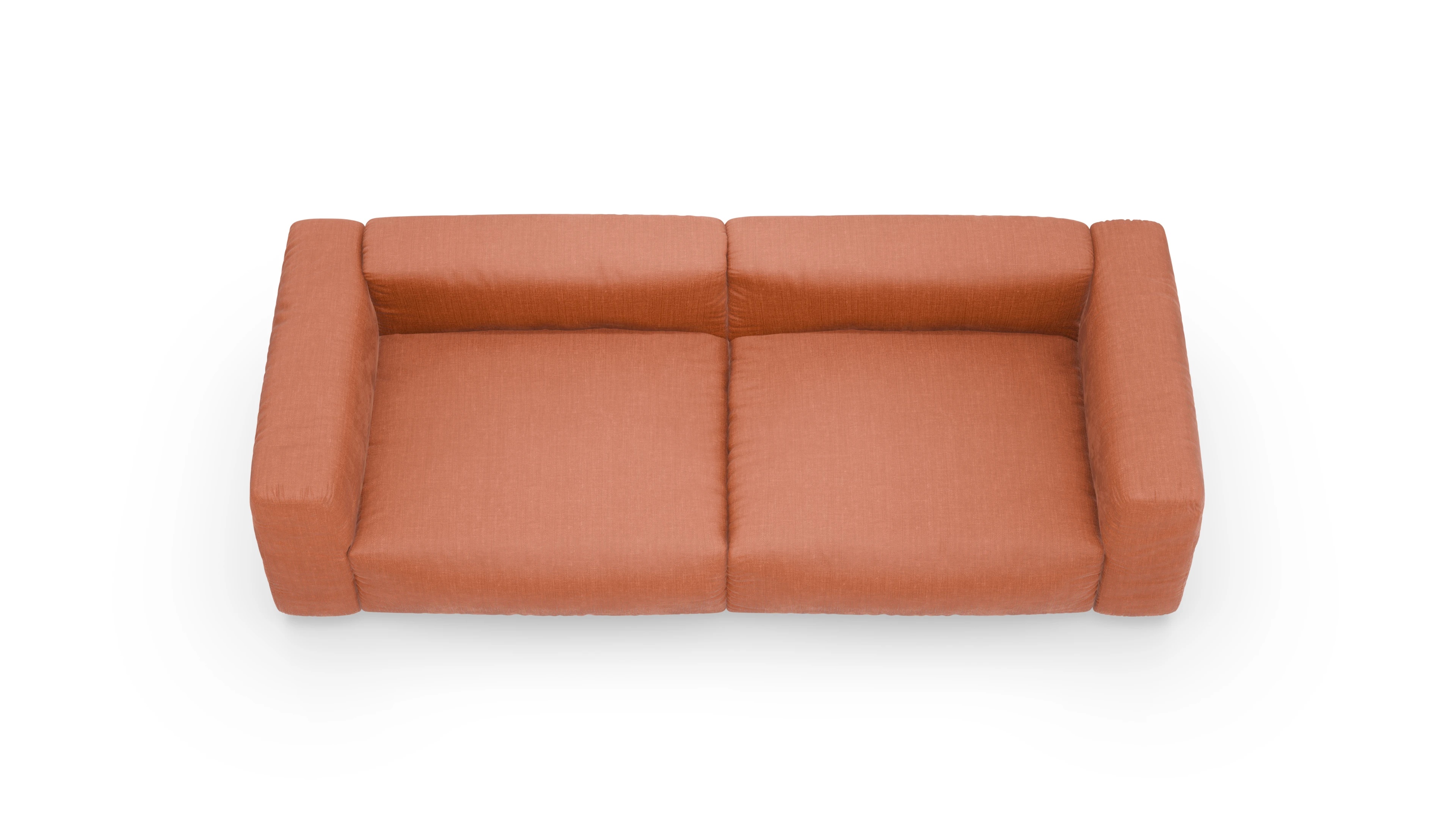 Ansicht des Produktes Molin 3-Sitzer in Stoff orange