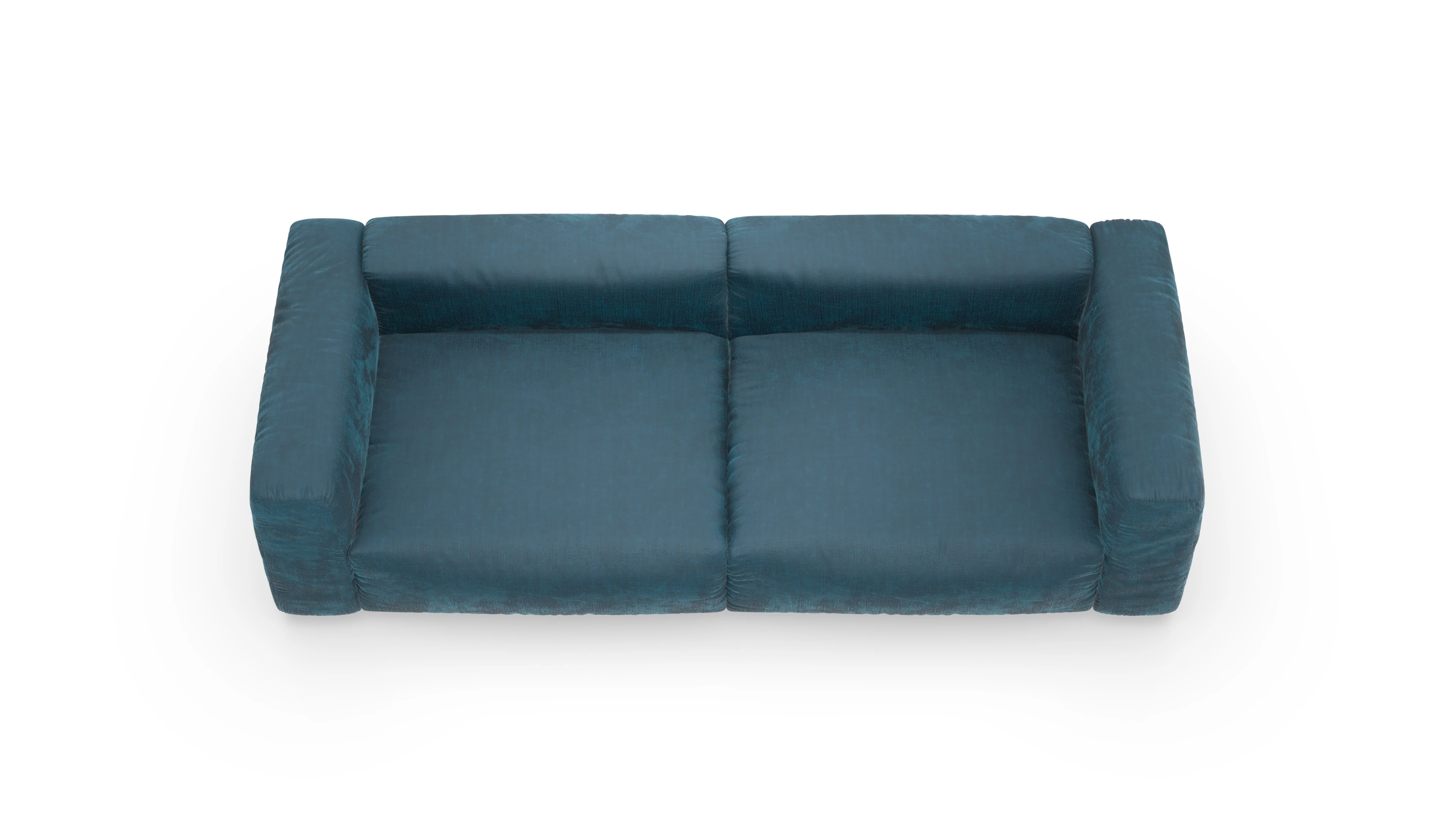 Ansicht des Produktes Molin 3-Sitzer in Stoff blau