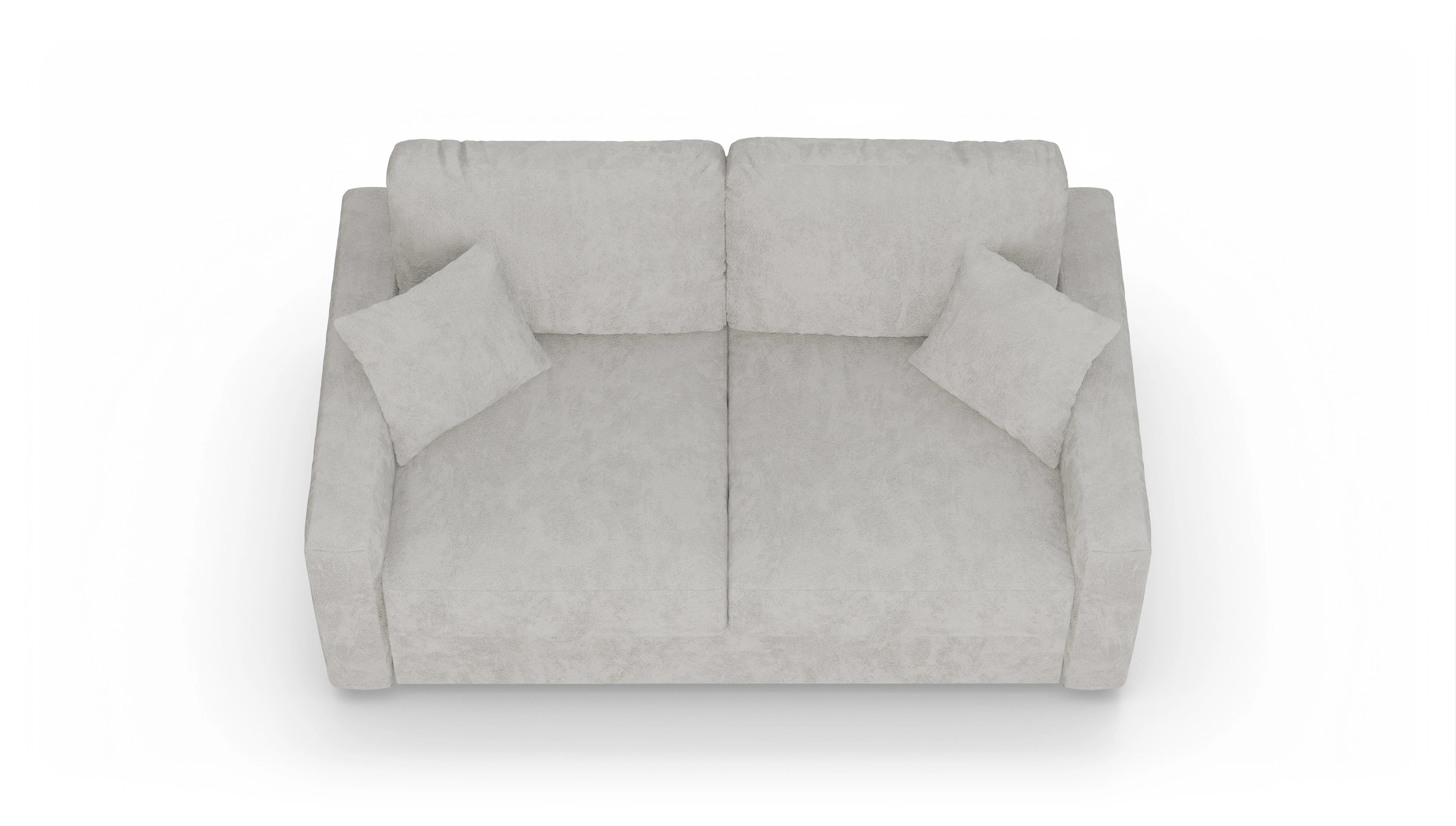 Ansicht des Produktes Christensen 2-Sitzer in Stoff weiß