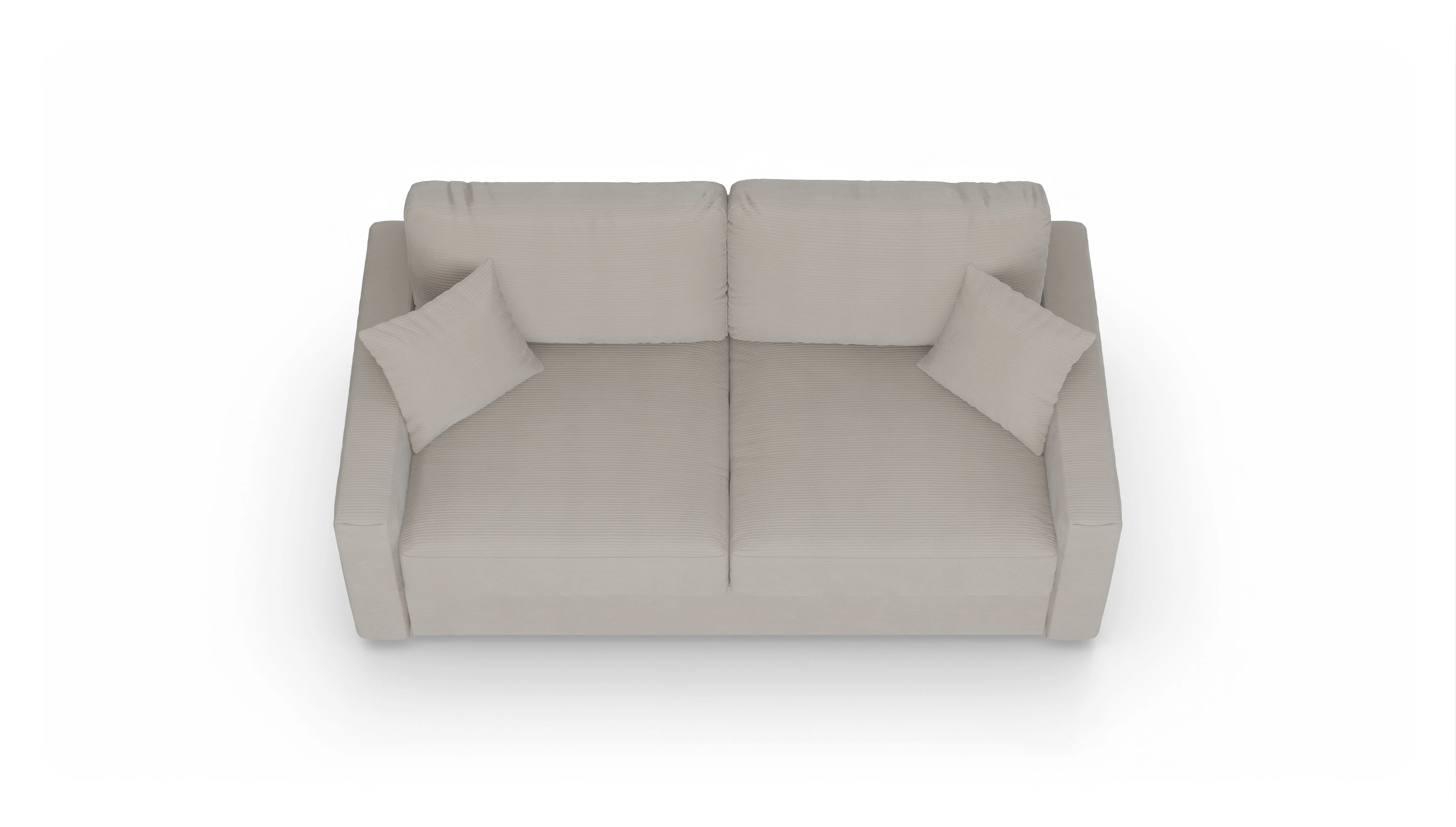 Ansicht des Produktes Christensen 3-Sitzer in Cord grau