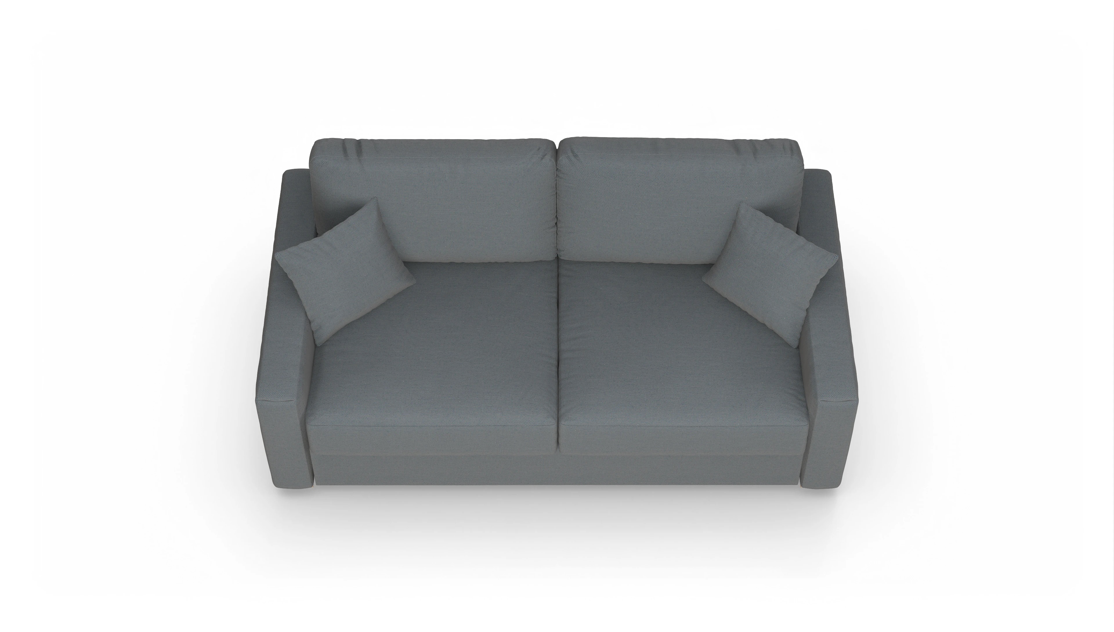 Ansicht des Produktes Christensen 3-Sitzer in Stoff blau