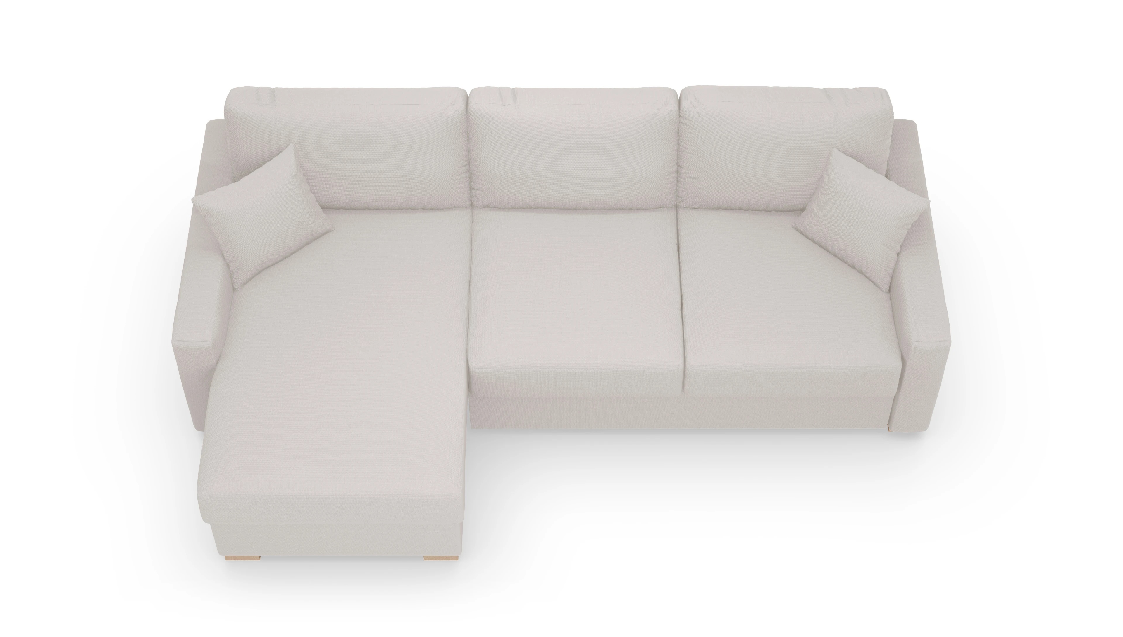 Ansicht des Produktes Christensen Sofa mit Rec links in Stoff beige