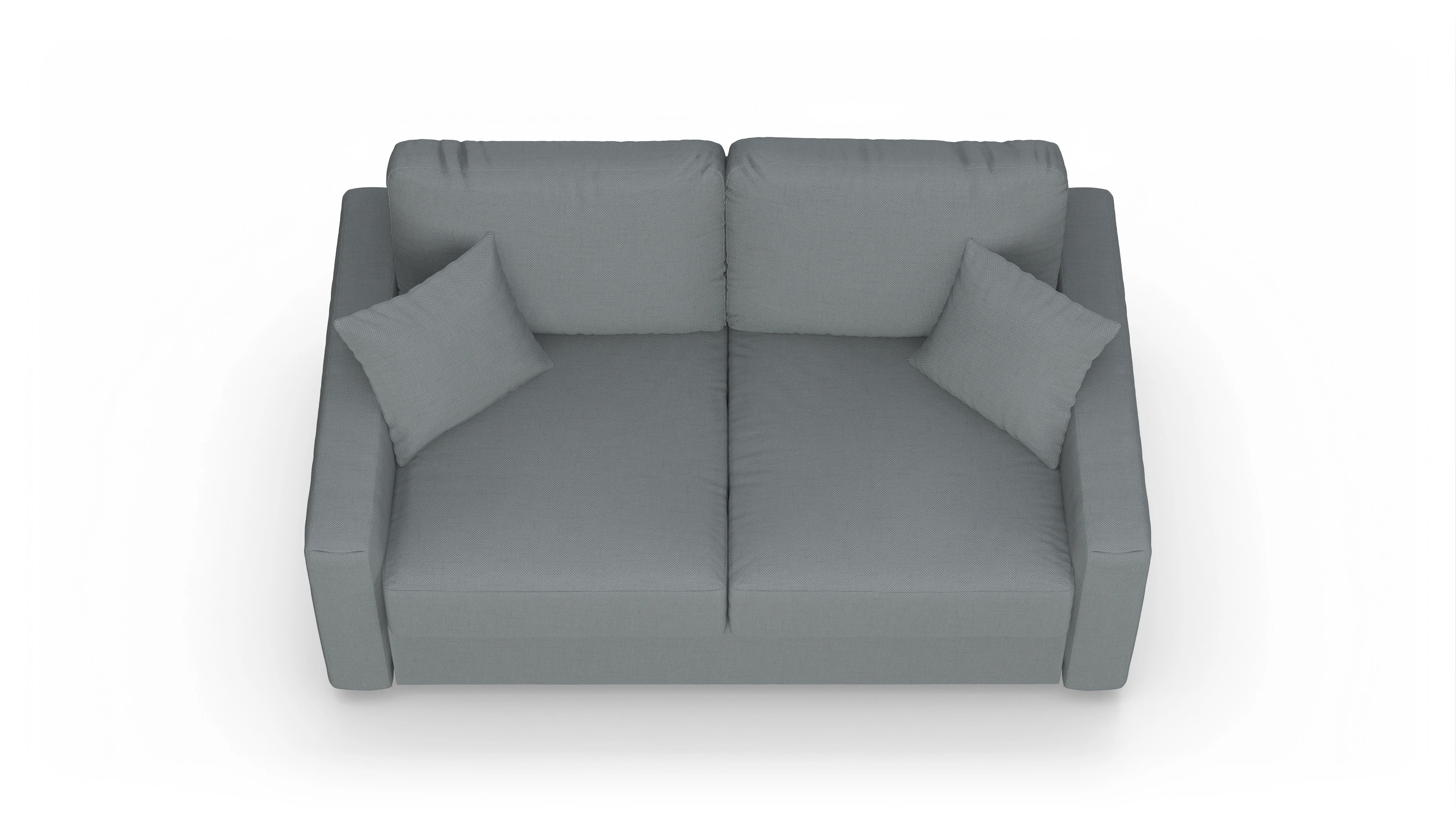 Ansicht des Produktes Christensen 2-Sitzer in Stoff blau