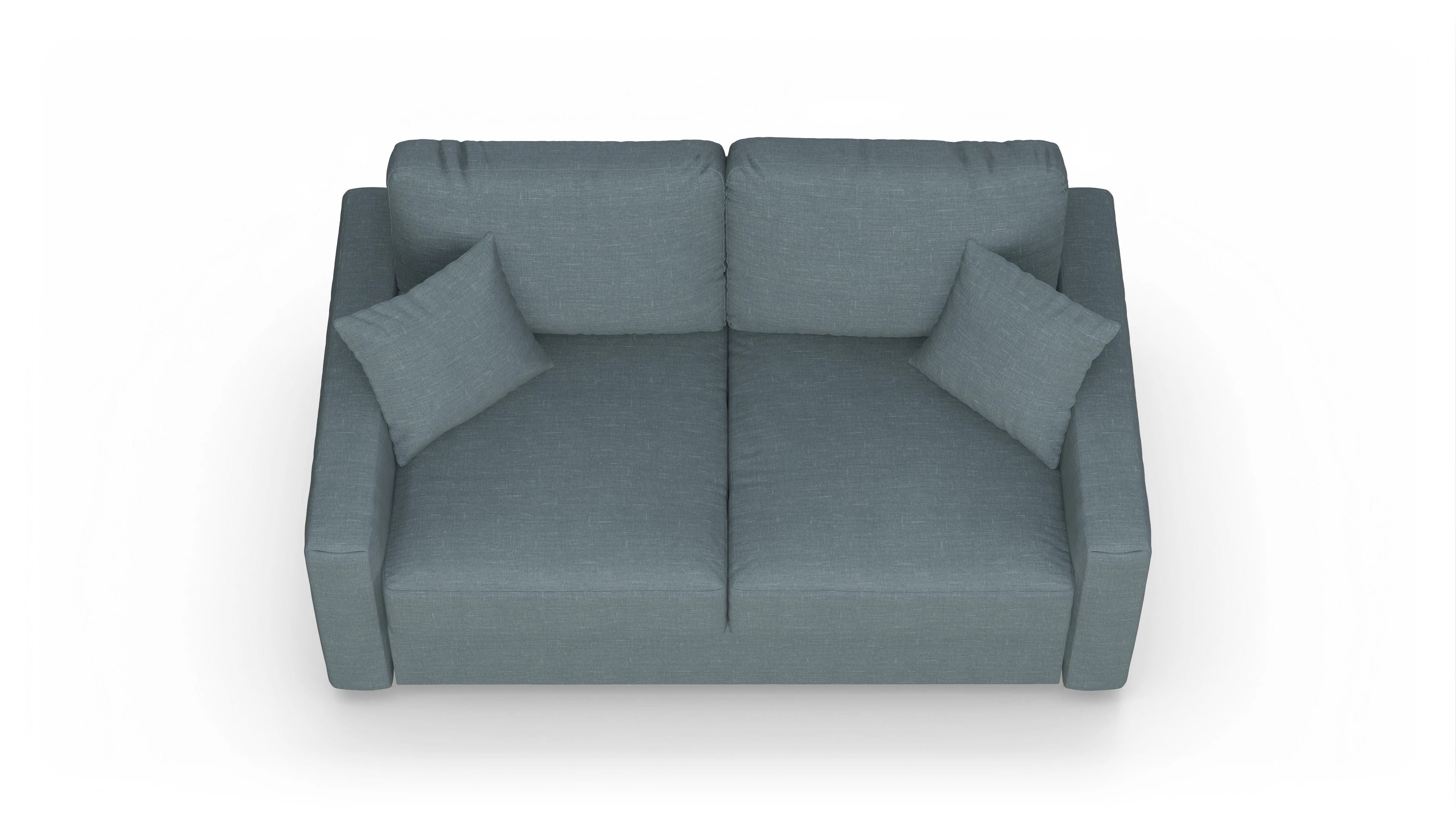 Ansicht des Produktes Christensen 2-Sitzer in Stoff blau