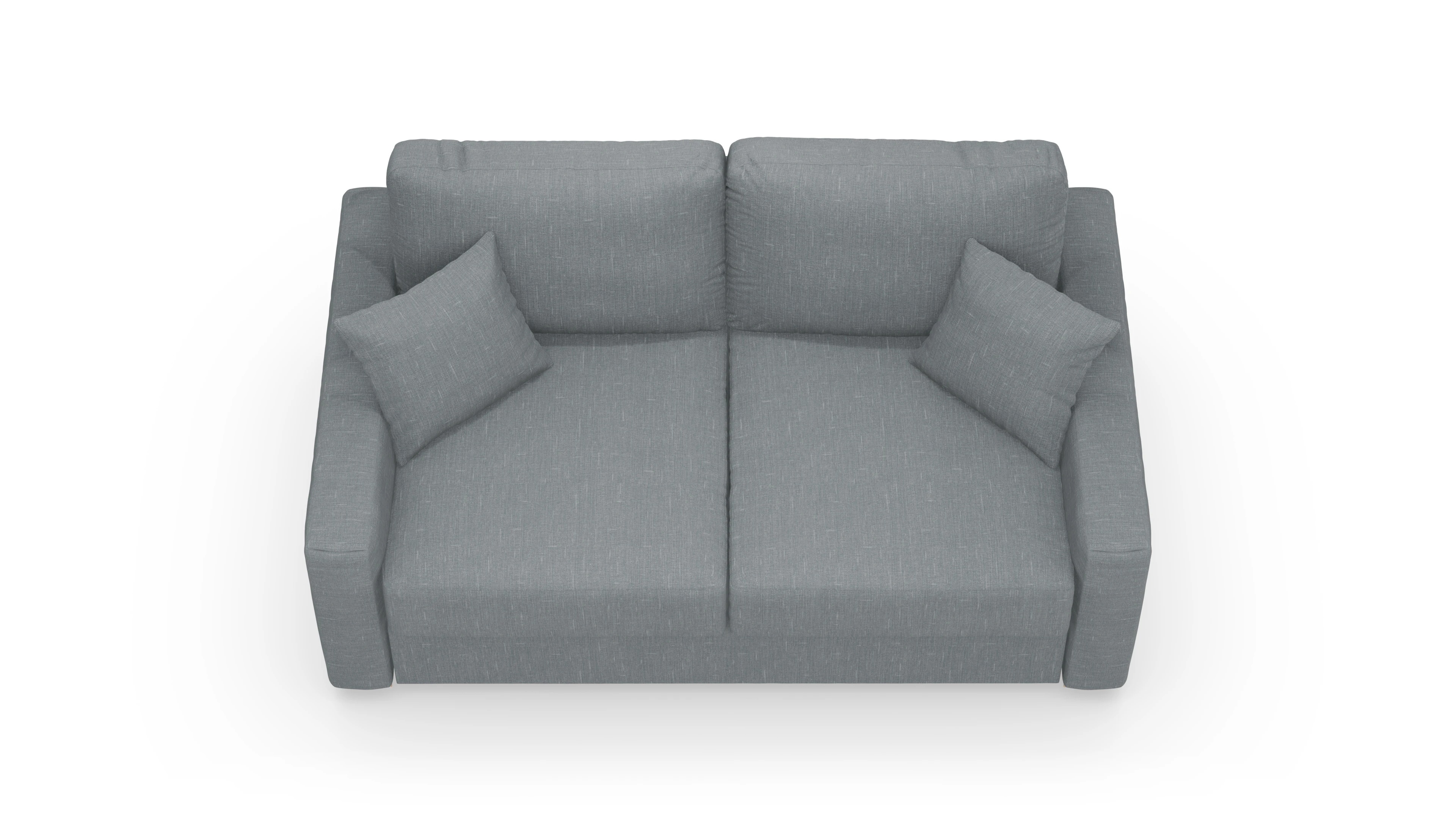 Schlafsofa Christensen Ansicht des Produktes Christensen 2-Sitzer in Stoff grau