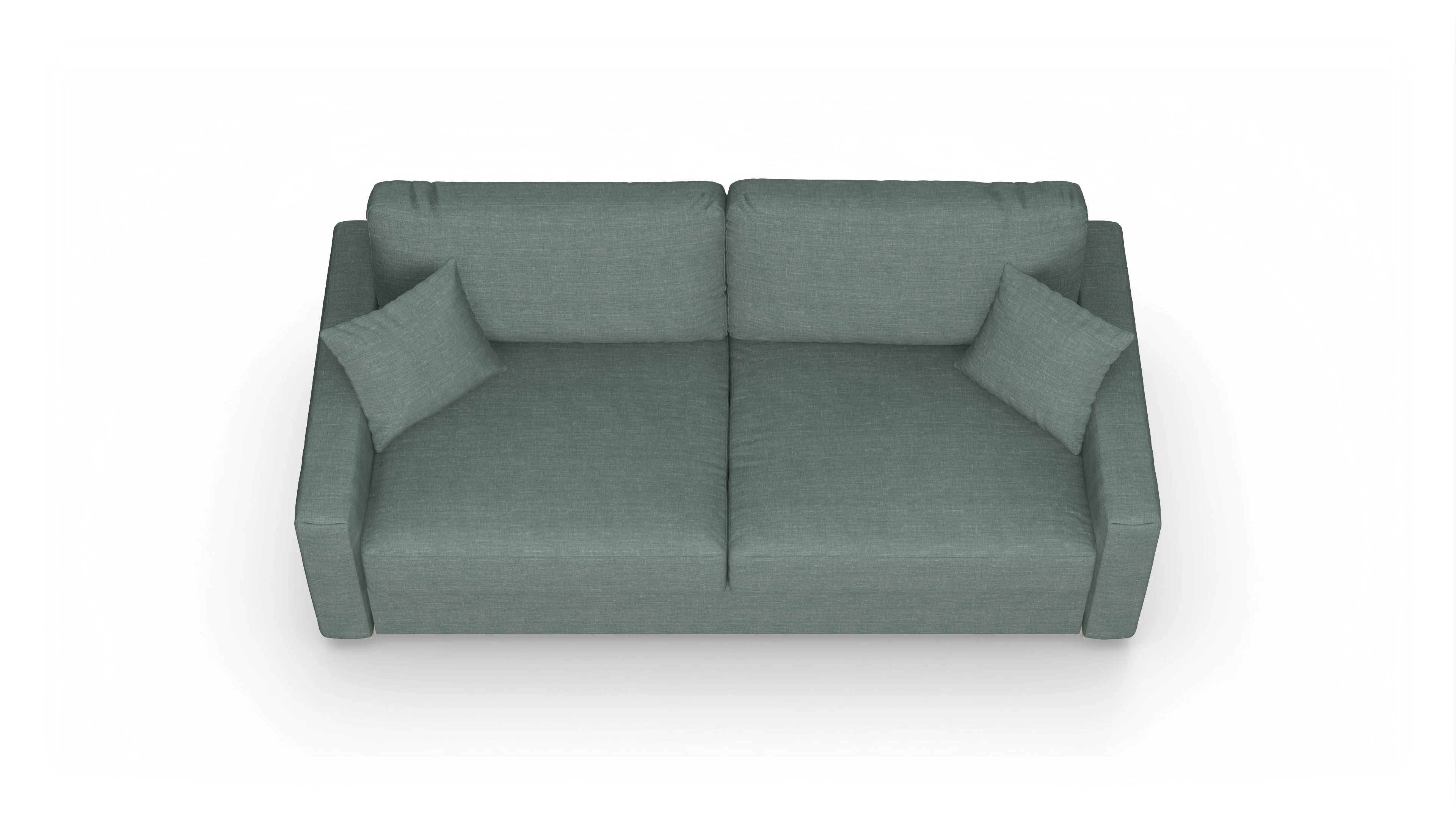 Ansicht des Produktes Christensen 4-Sitzer in Stoff grün