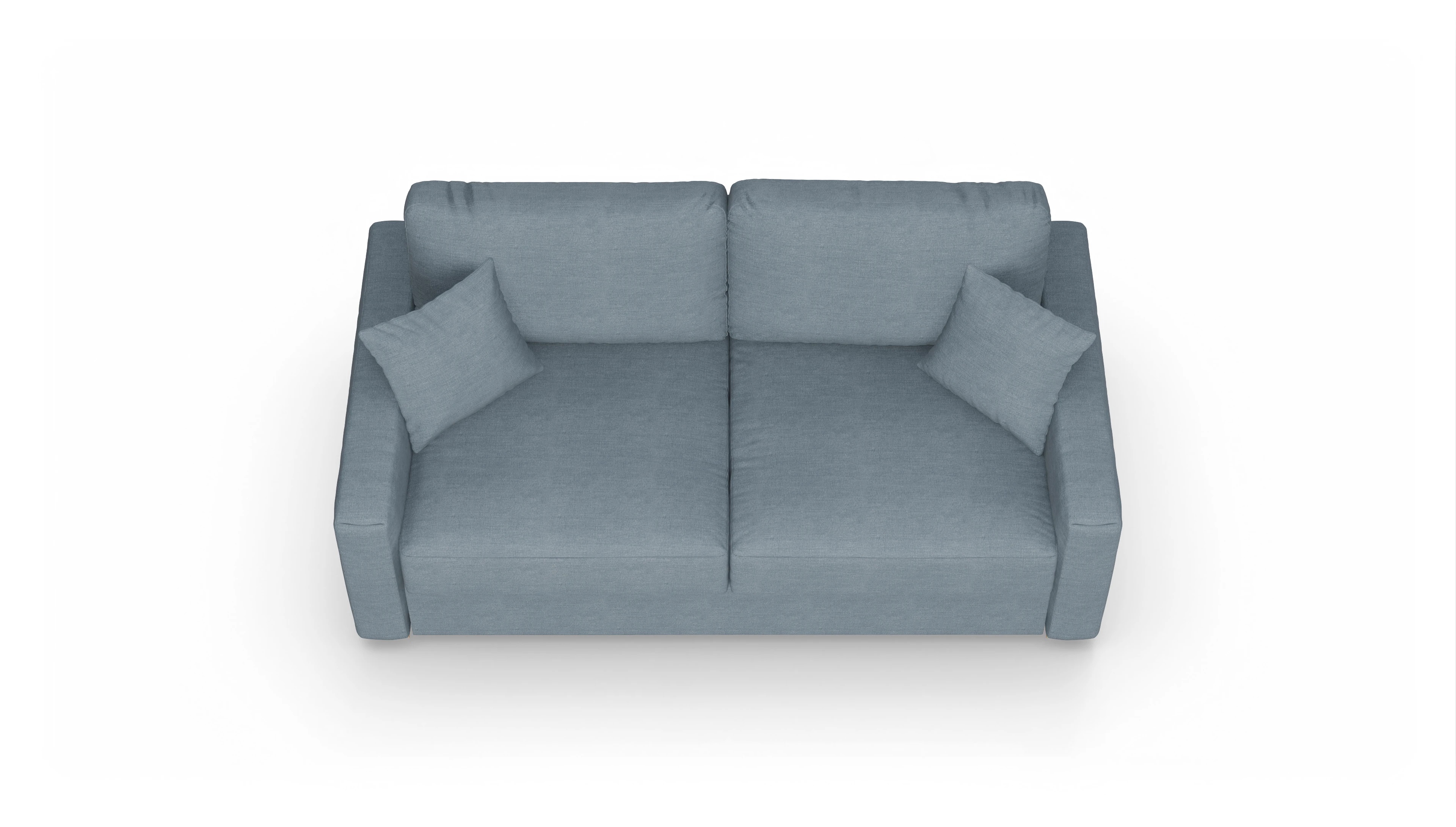 Ansicht des Produktes Christensen 3-Sitzer in Stoff blau