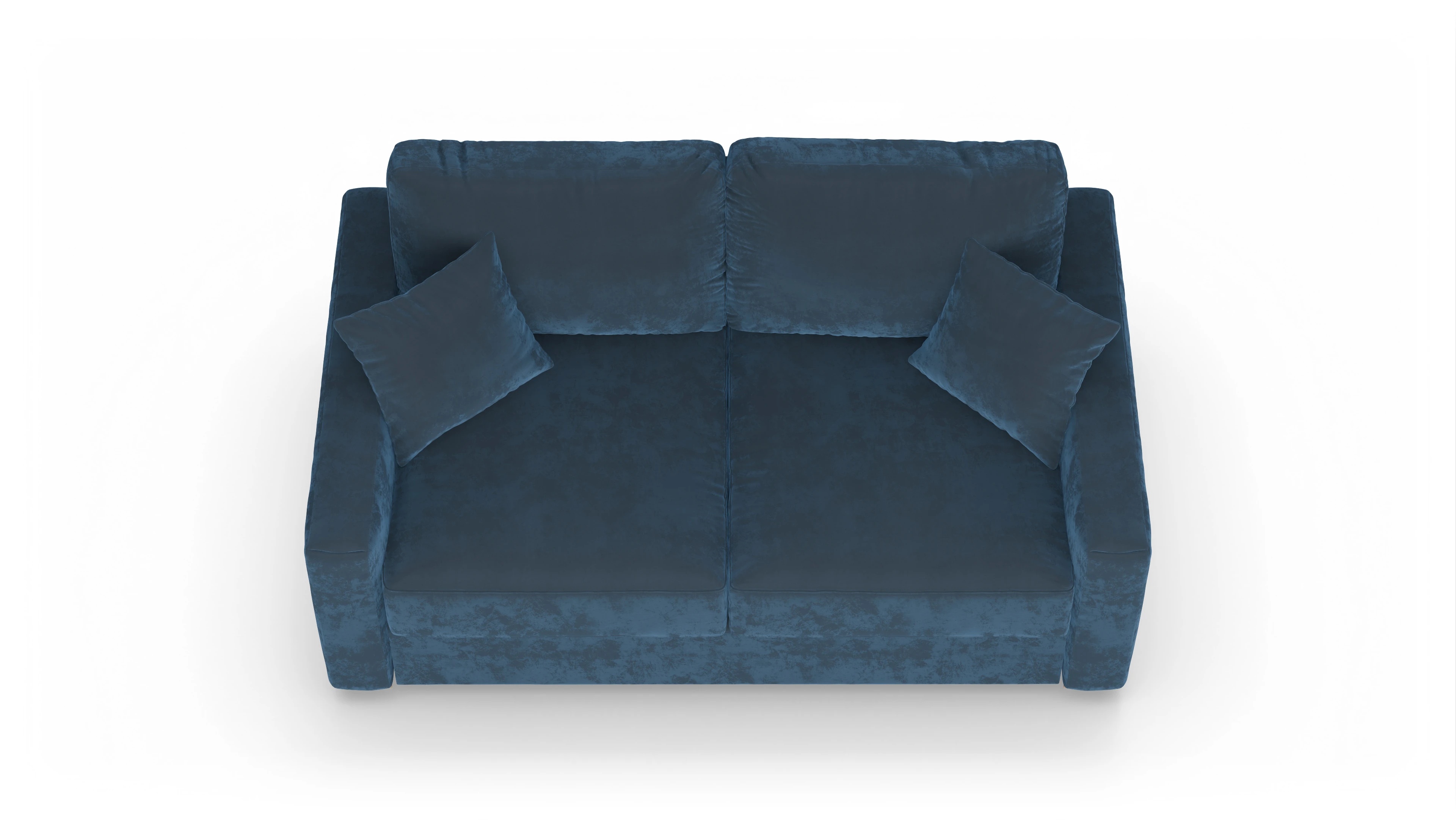Ansicht des Produktes Christensen 2-Sitzer in Samt blau