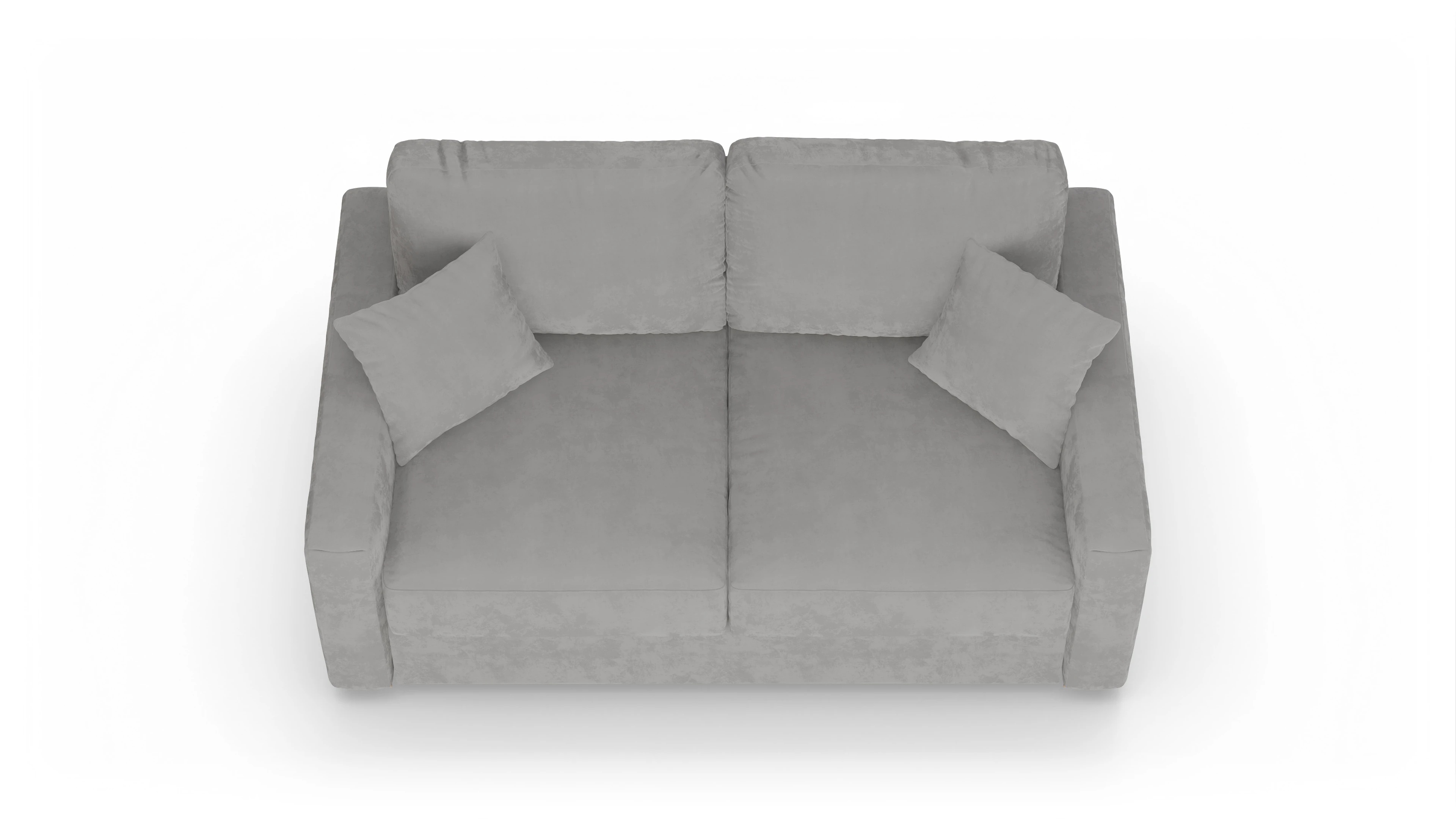 Ansicht des Produktes Christensen 2-Sitzer in Samt grau