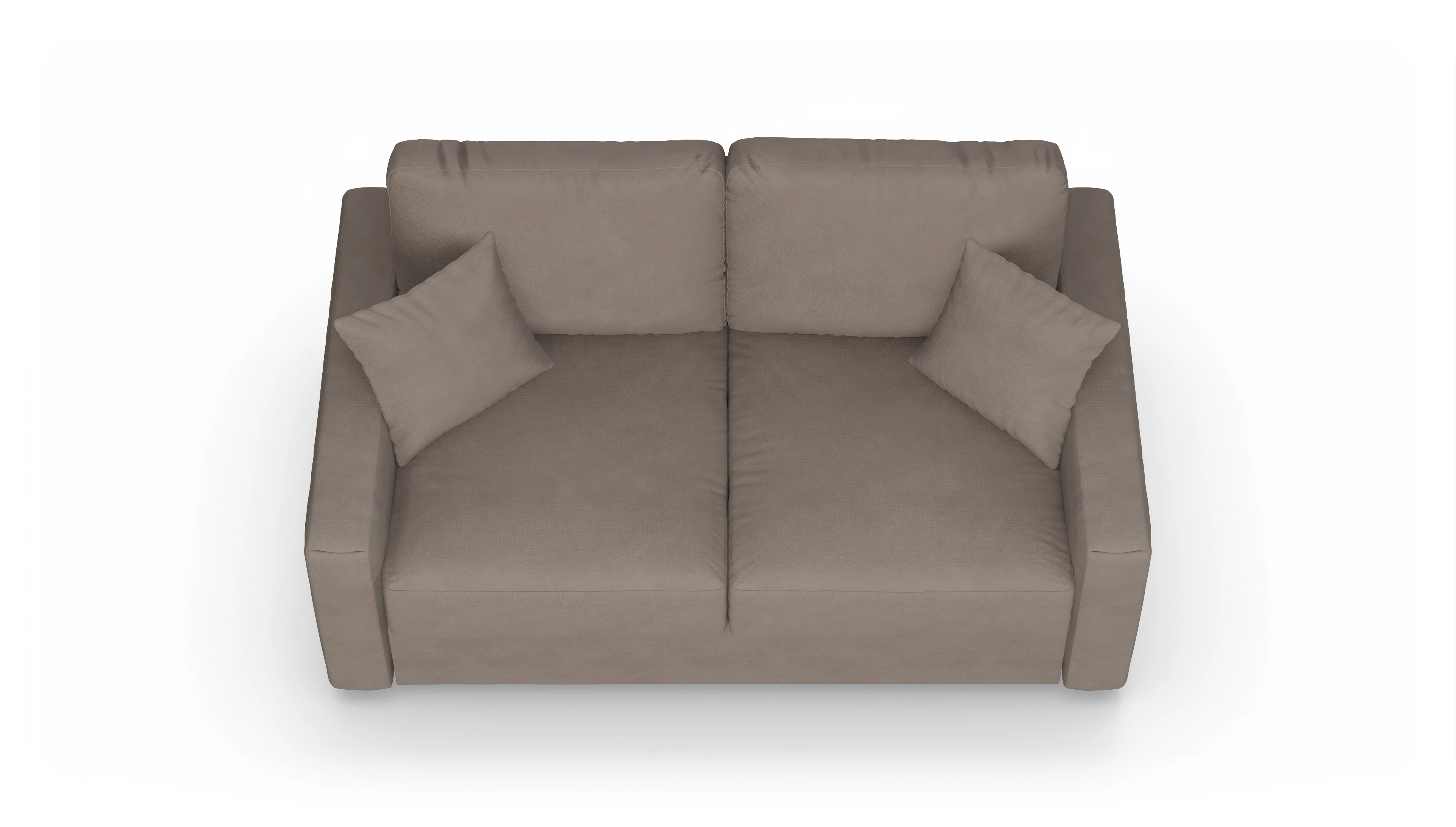 Ansicht des Produktes Christensen 2-Sitzer in Stoff braun