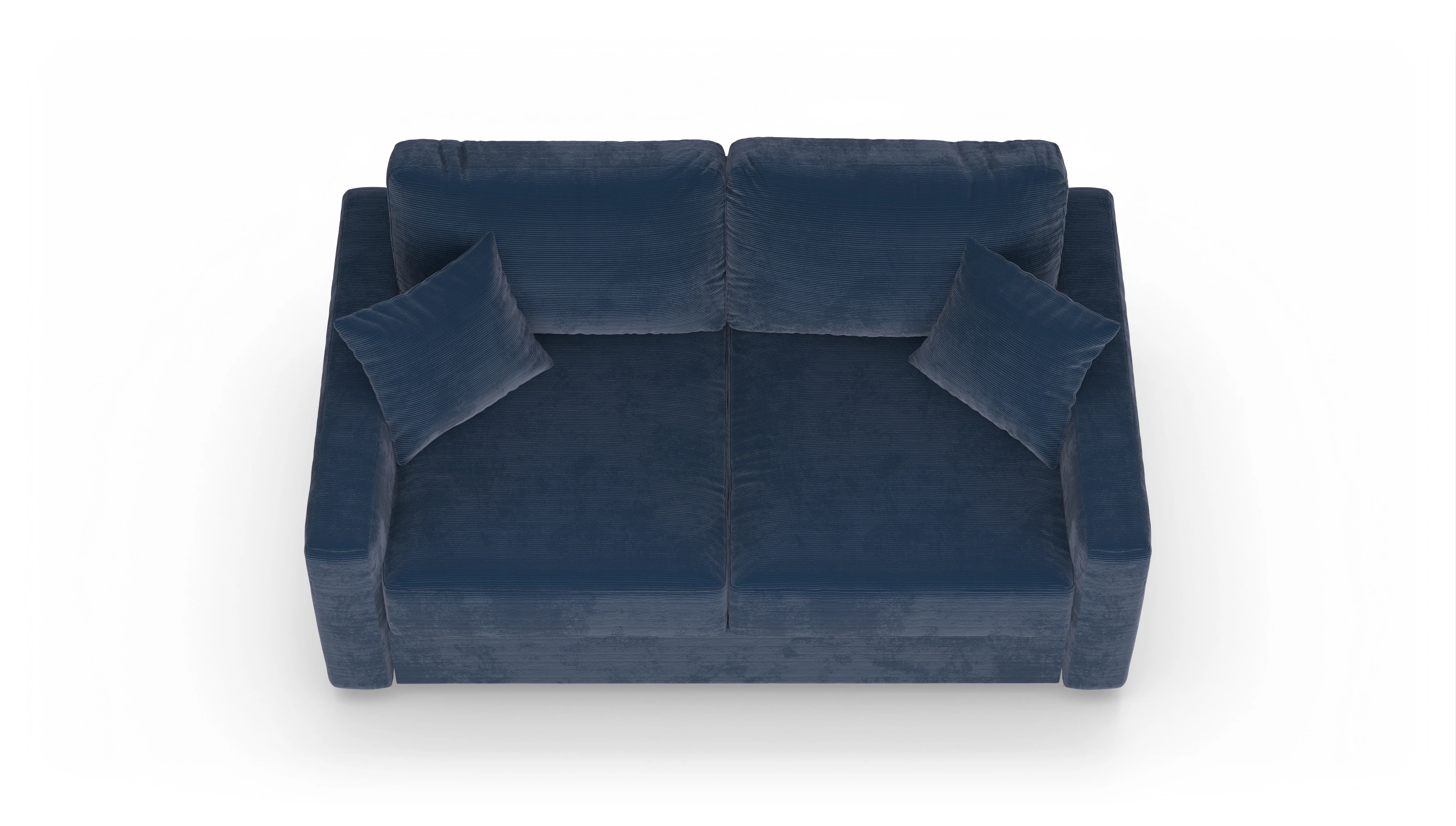 Ansicht des Produktes Christensen 2-Sitzer in Cord blau