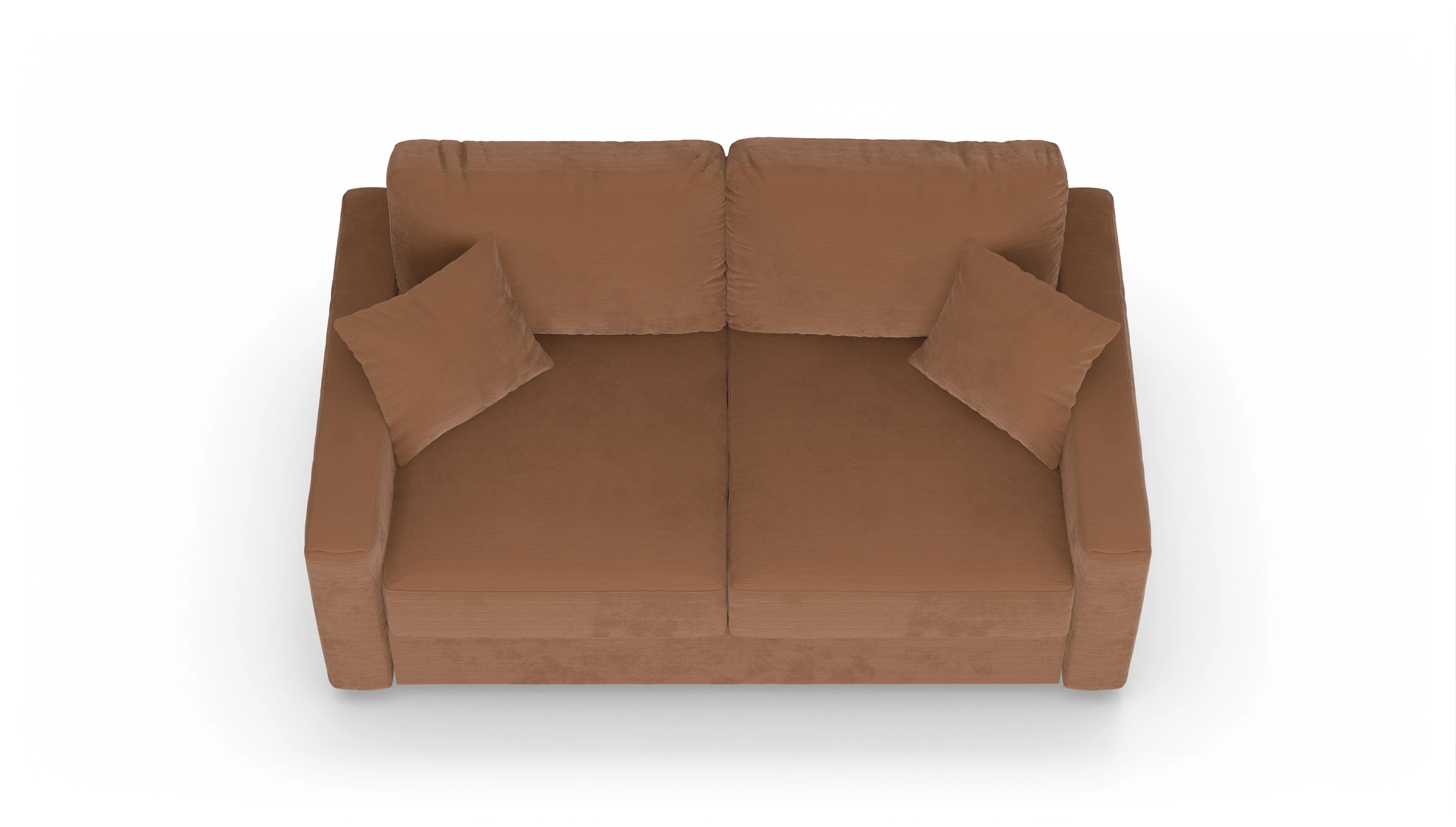 Ansicht des Produktes Christensen 2-Sitzer in Cord orange