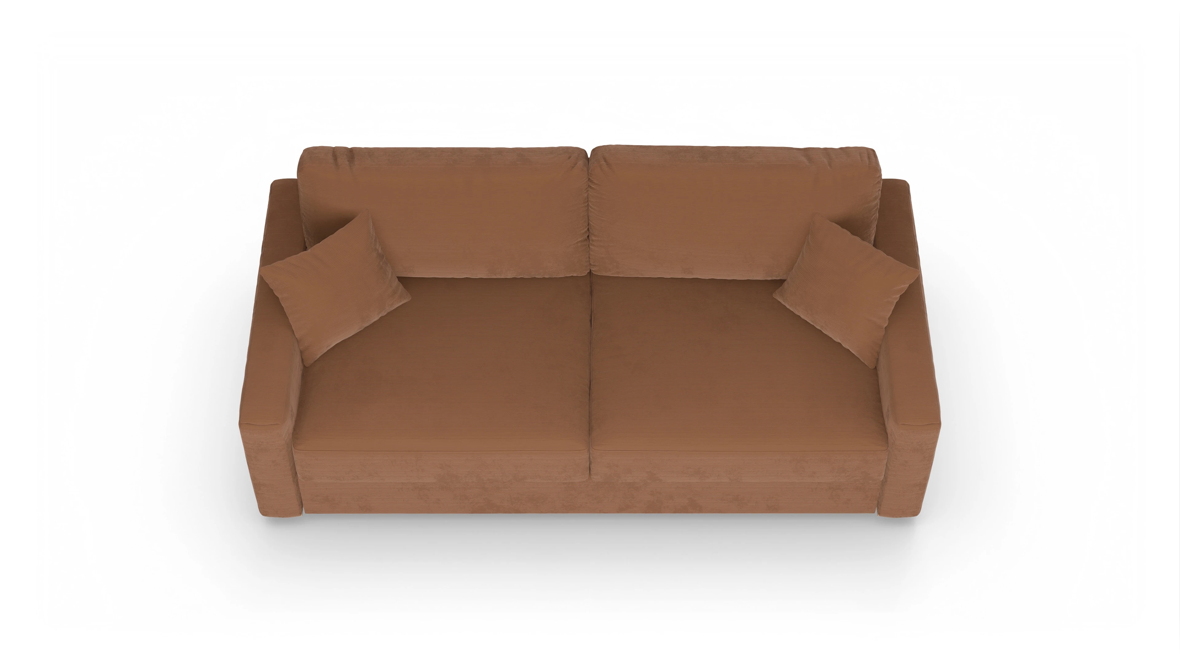 Ansicht des Produktes Christensen 4-Sitzer in Cord orange