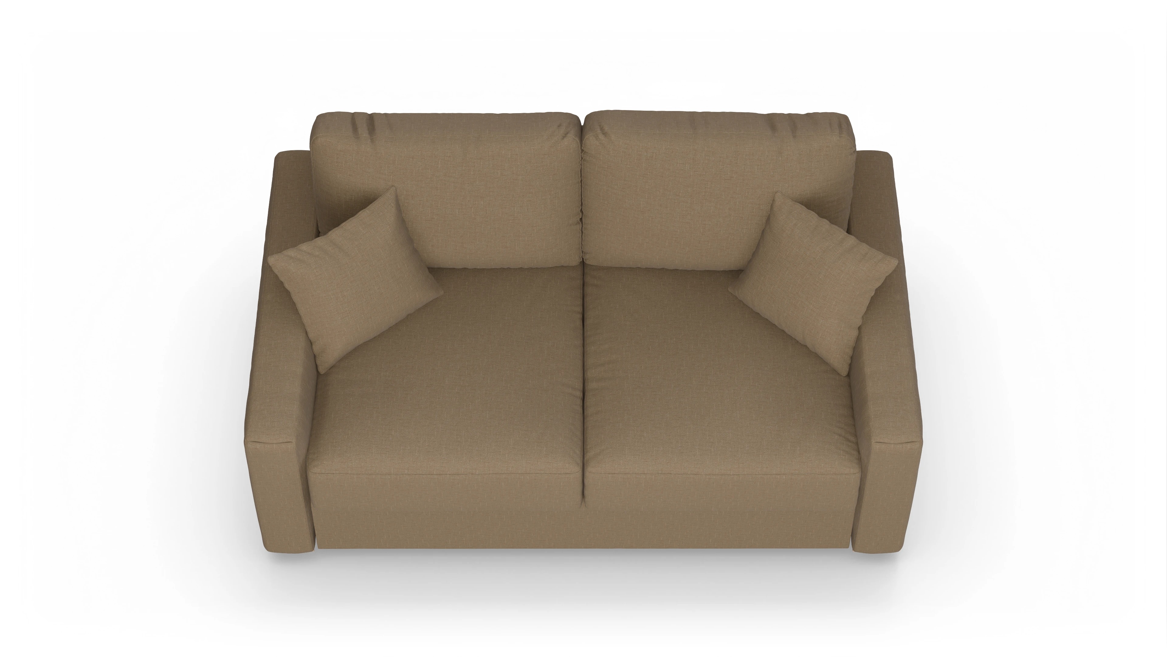 Ansicht des Produktes Christensen 2-Sitzer in Stoff braun
