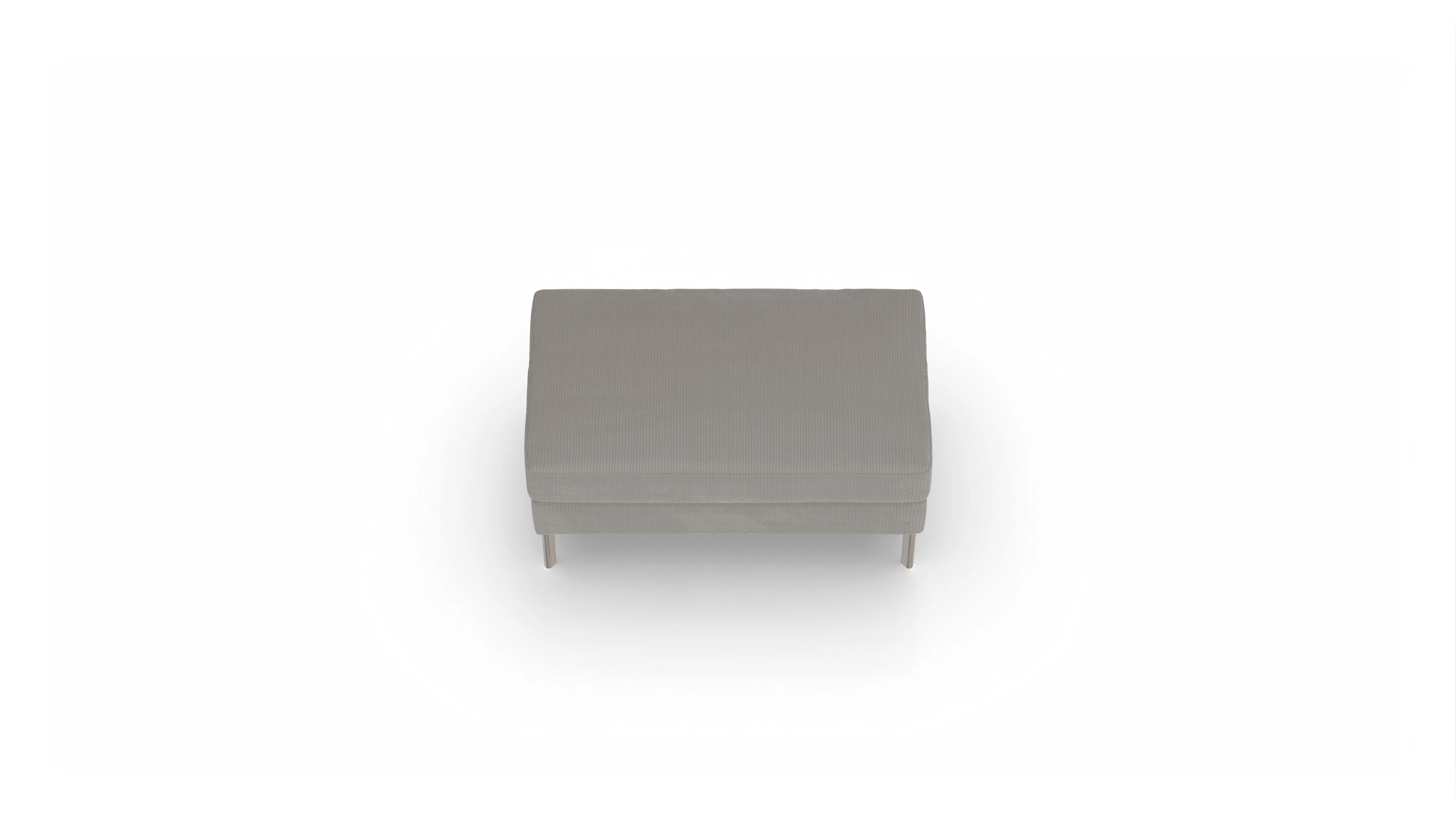 Ansicht des Produktes Pinedo Hocker in Cord braun