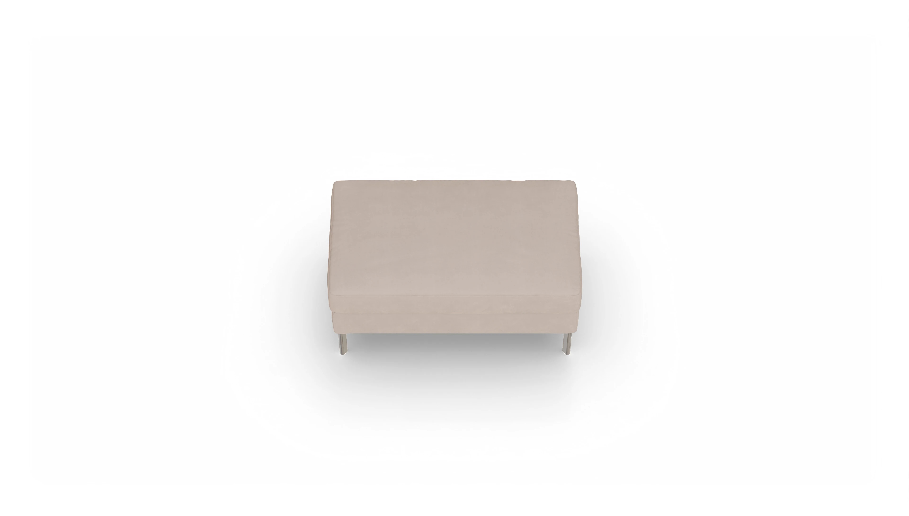 Ansicht des Produktes Pinedo Hocker in Samt beige