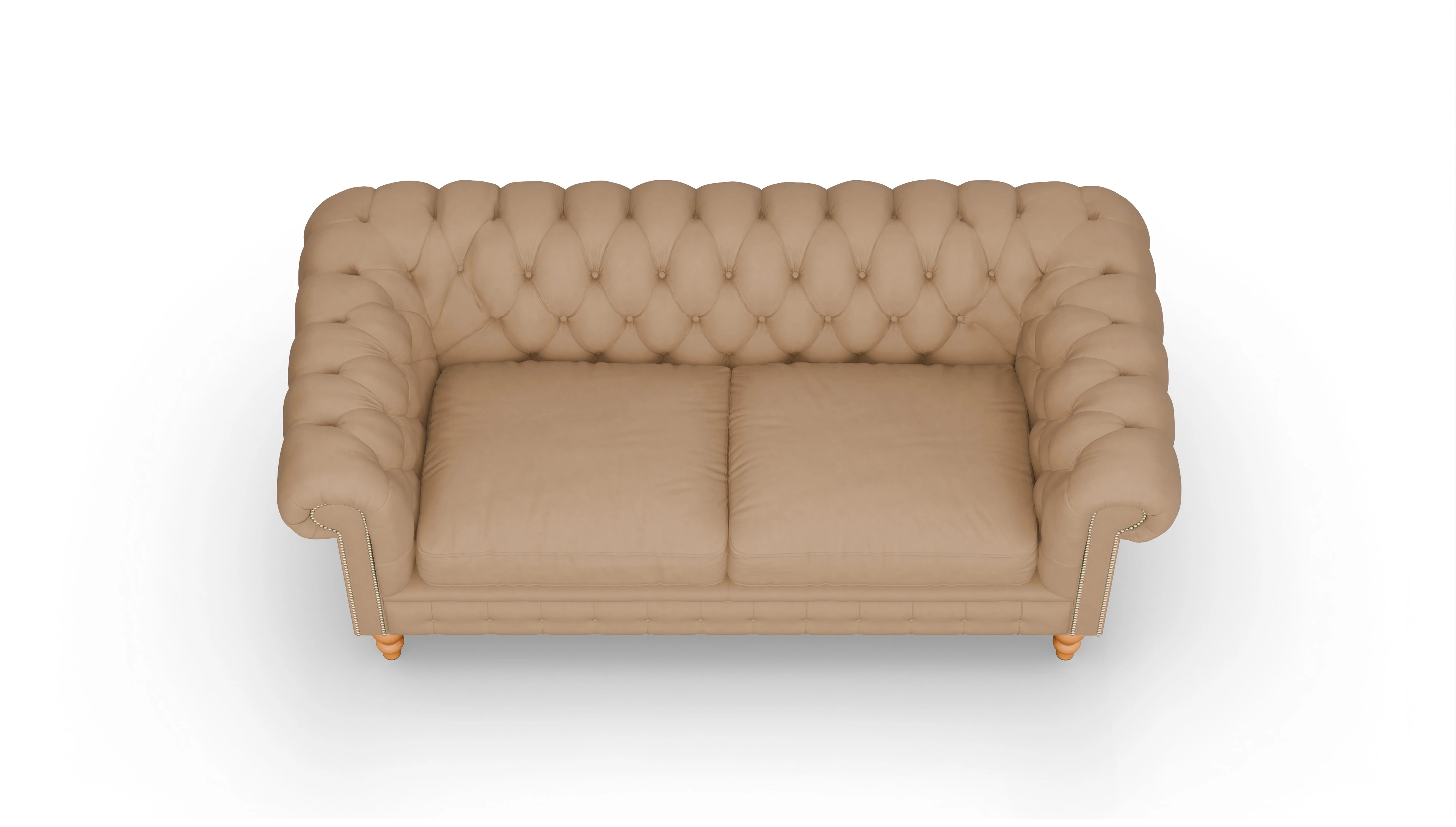 Ansicht des Produktes Russel 3-Sitzer in Leder braun