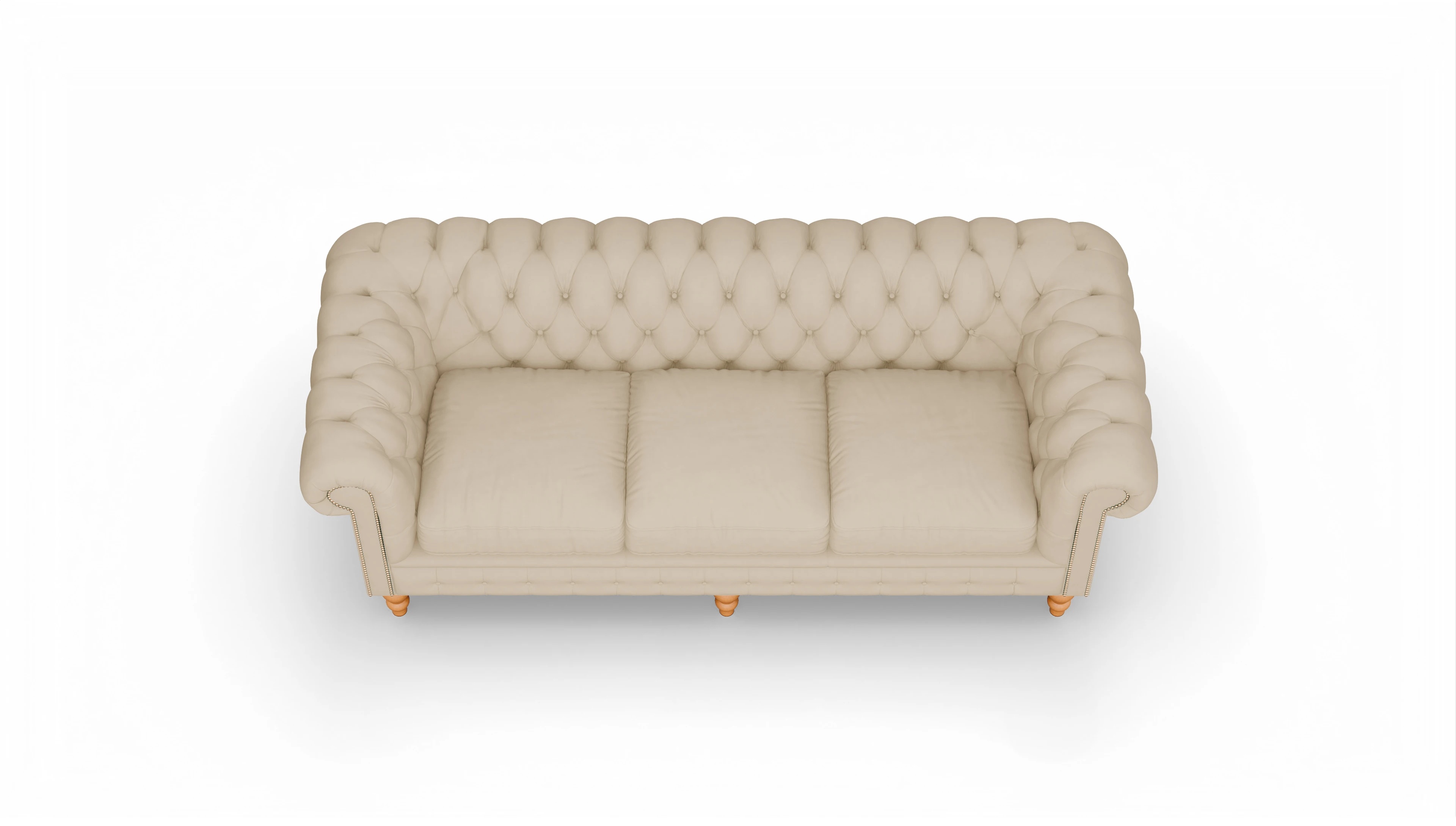Ansicht des Produktes Russel 3,5-Sitzer in Leder beige
