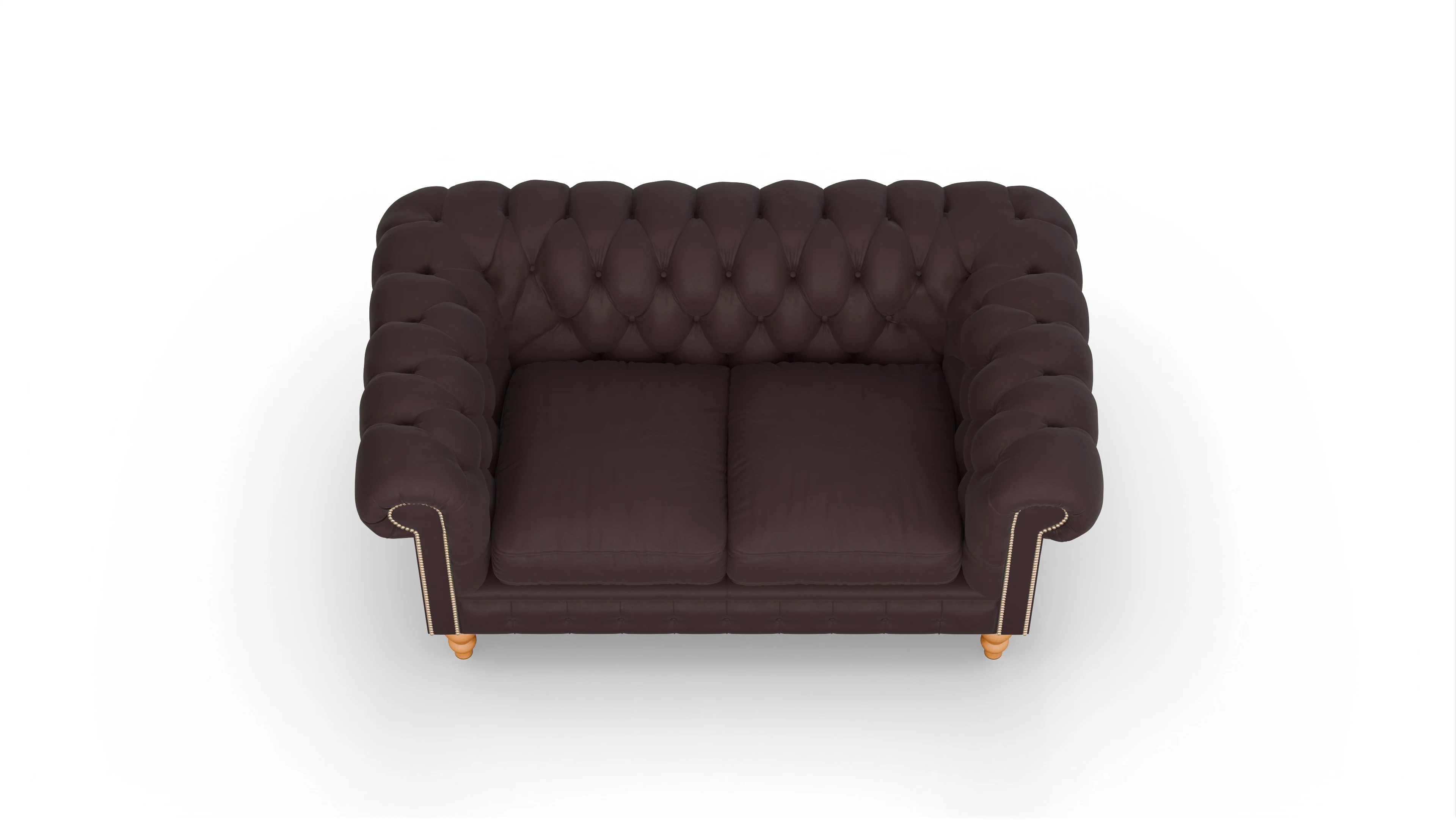 Ansicht des Produktes Russel 2-Sitzer in Leder braun