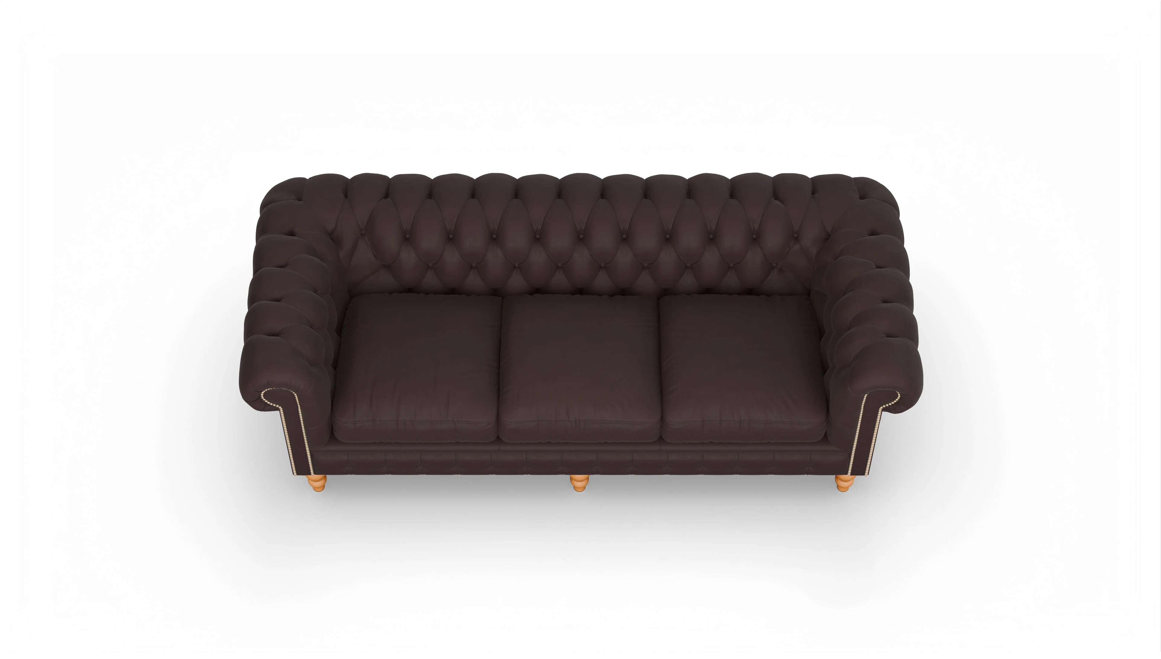 Ansicht des Produktes Russel 3,5-Sitzer in Leder braun