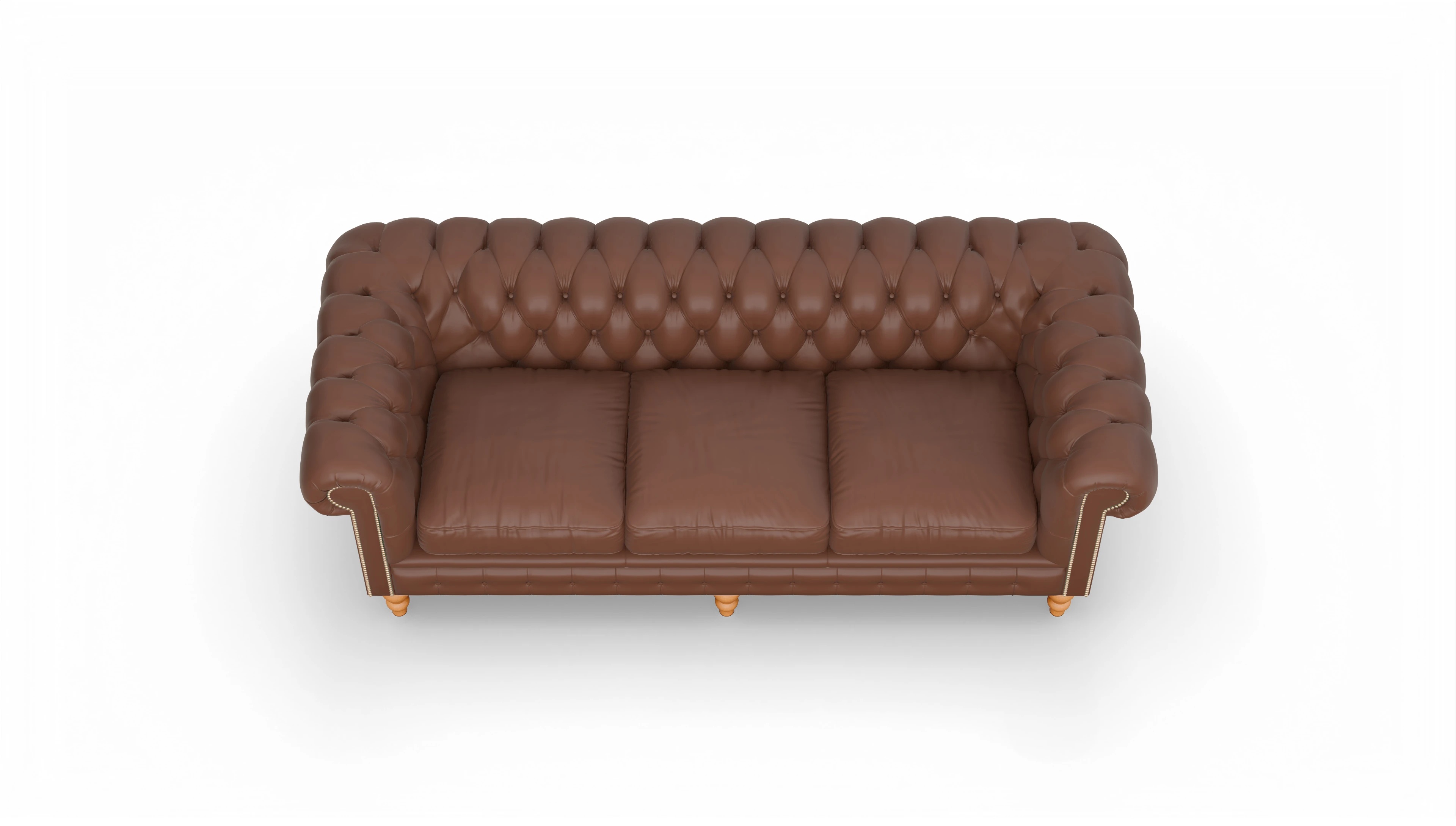 Ansicht des Produktes Russel 3,5-Sitzer in Leder braun