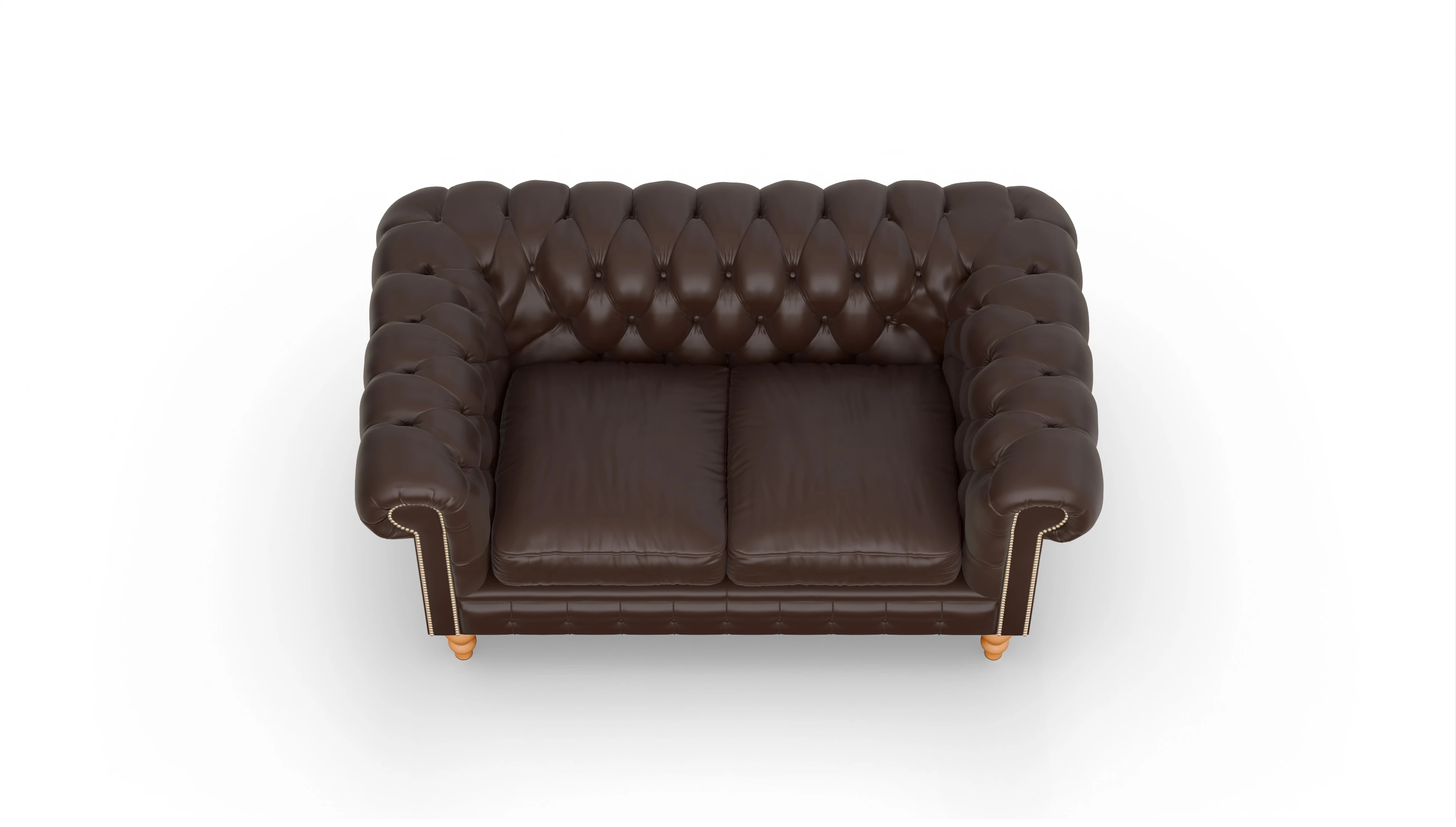 Ansicht des Produktes Russel 2-Sitzer in Leder braun