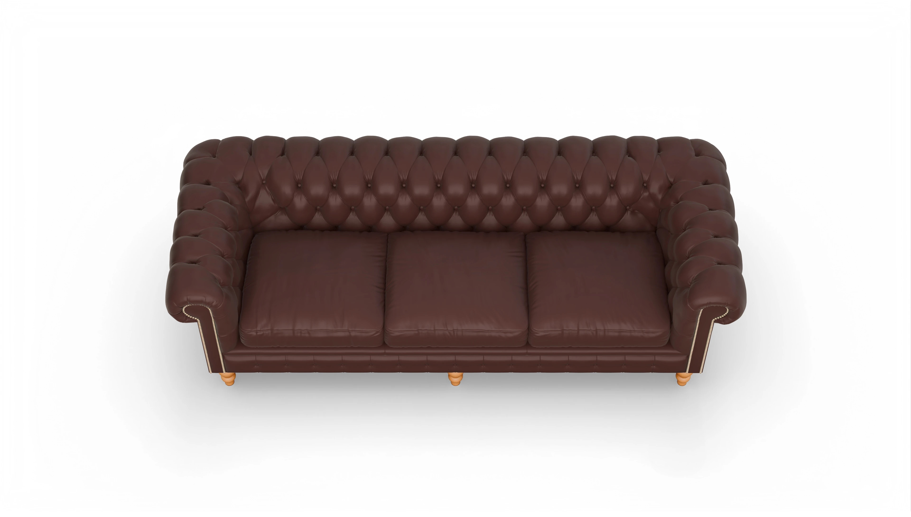 Ansicht des Produktes Russel 4-Sitzer in Leder braun