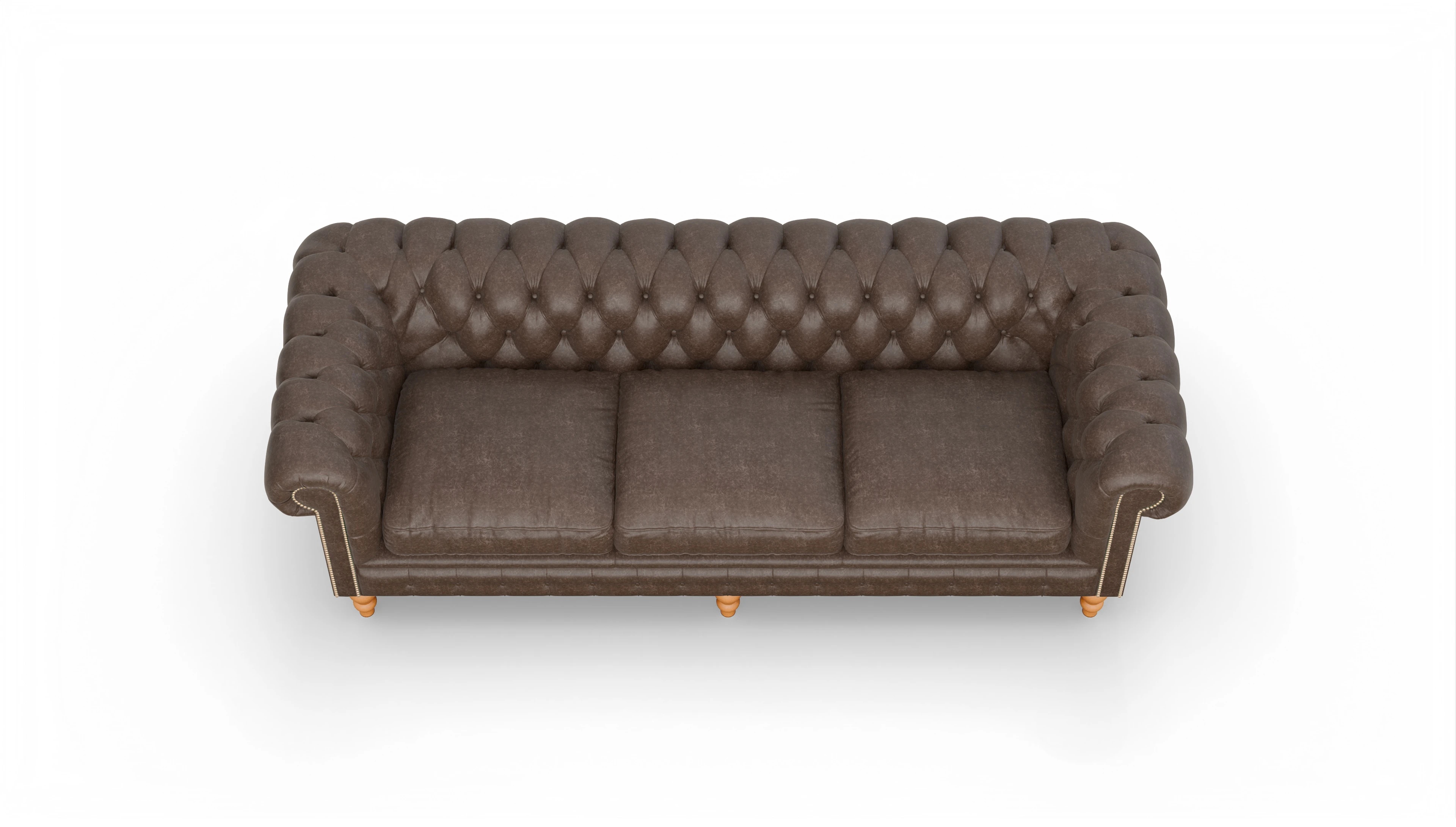 Ansicht des Produktes Russel 4-Sitzer in Leder braun