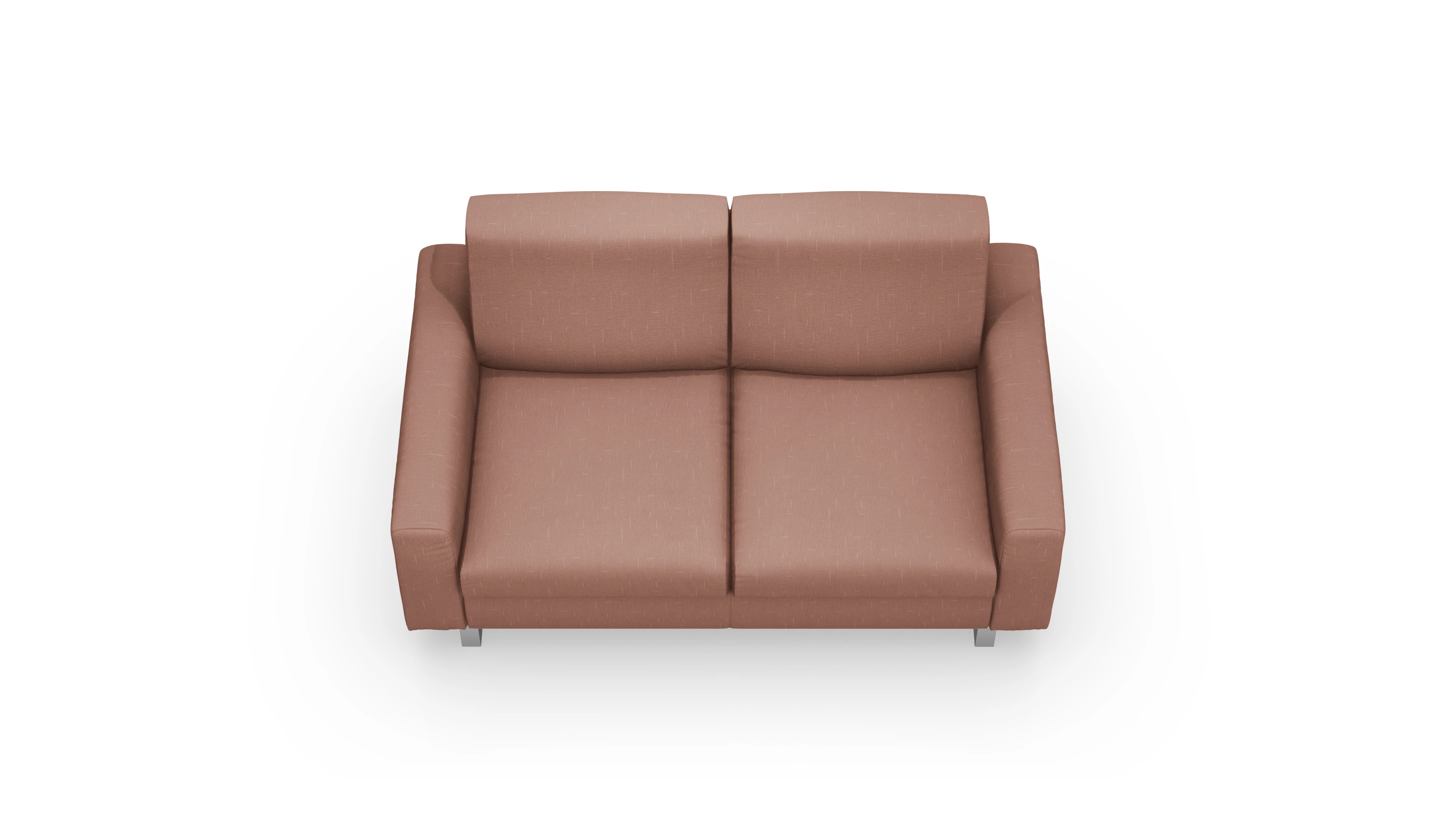 Schlafsofa Fontego Ansicht des Produktes Fontego 2-Sitzer in Stoff rot