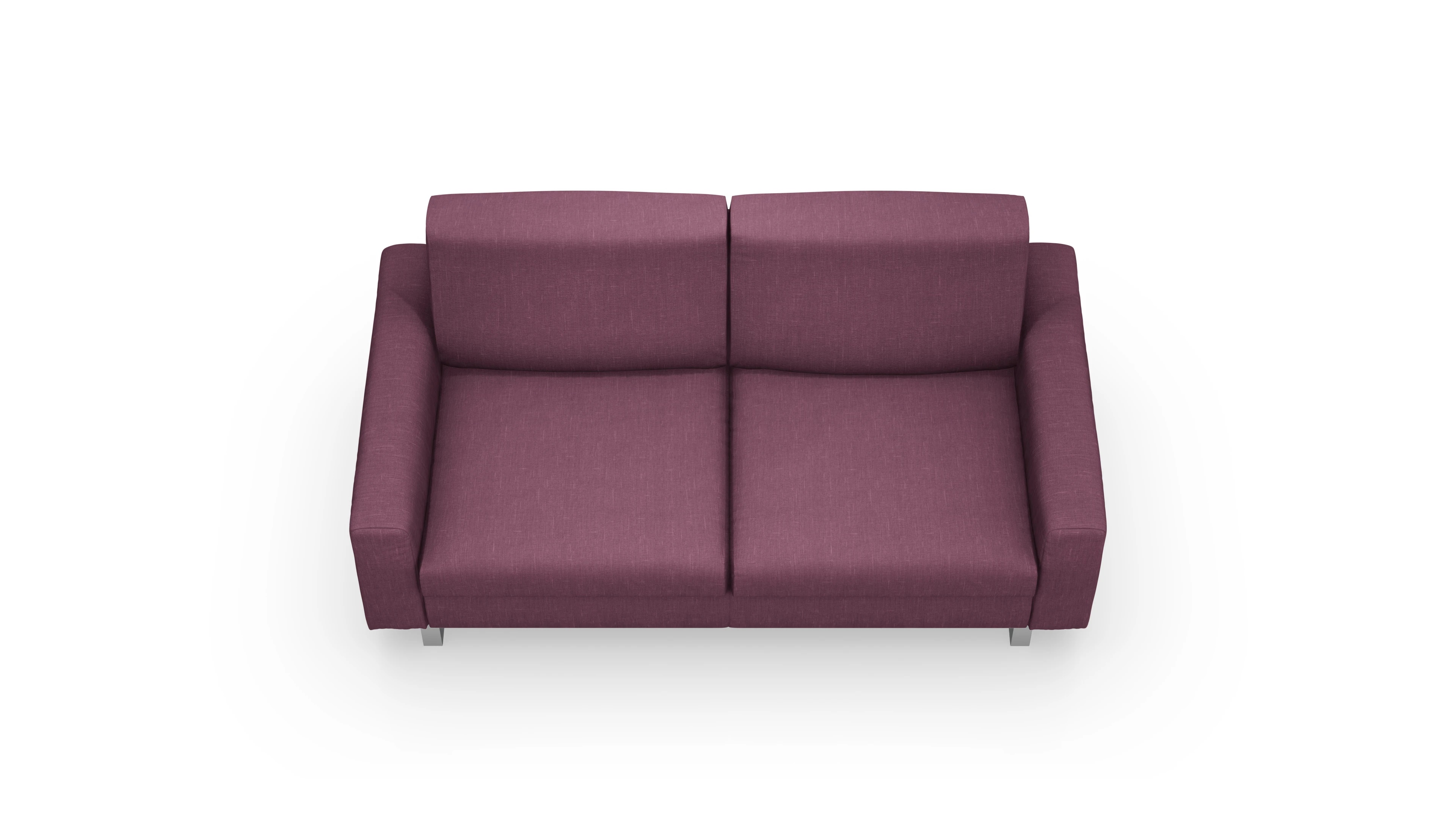 Schlafsofa Fontego Ansicht des Produktes Fontego 2,5-Sitzer in Stoff rot
