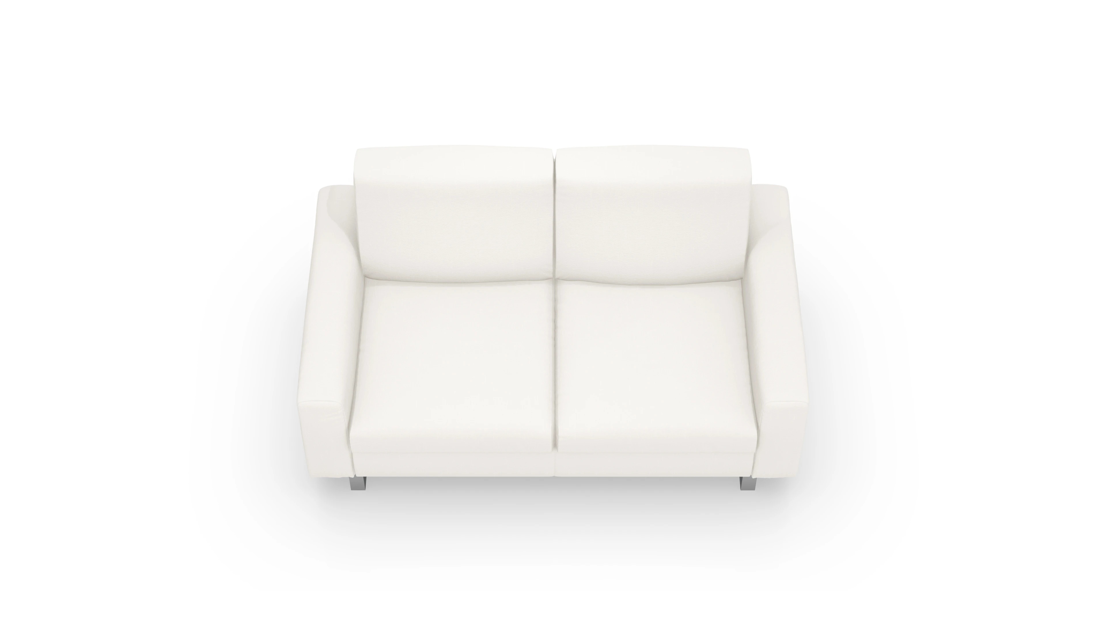Schlafsofa Fontego Ansicht des Produktes Fontego 2-Sitzer in Stoff weiß