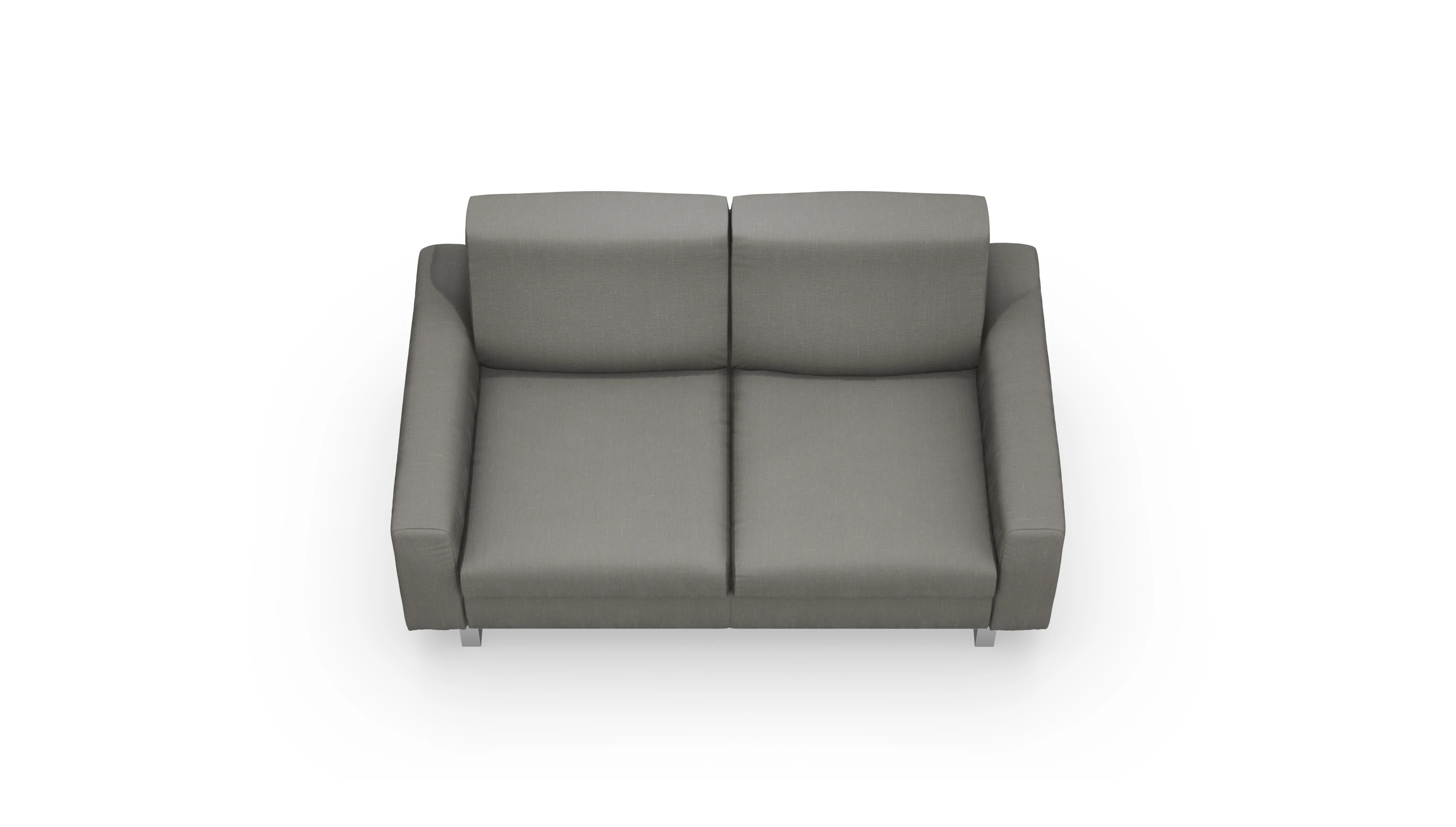 Schlafsofa Fontego Ansicht des Produktes Fontego 2-Sitzer in Stoff grau