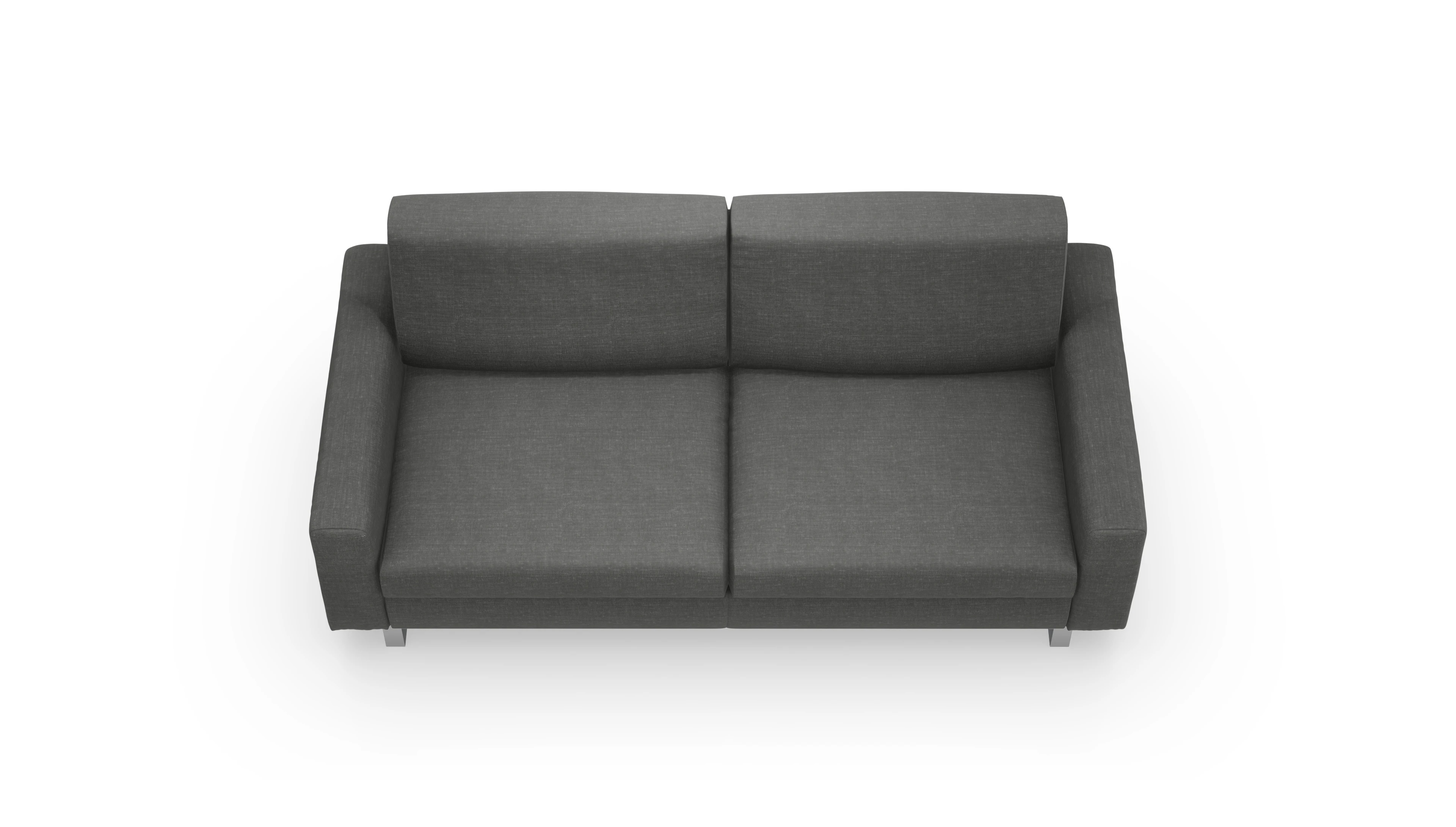 Schlafsofa Fontego Ansicht des Produktes Fontego 3-Sitzer in Stoff grau