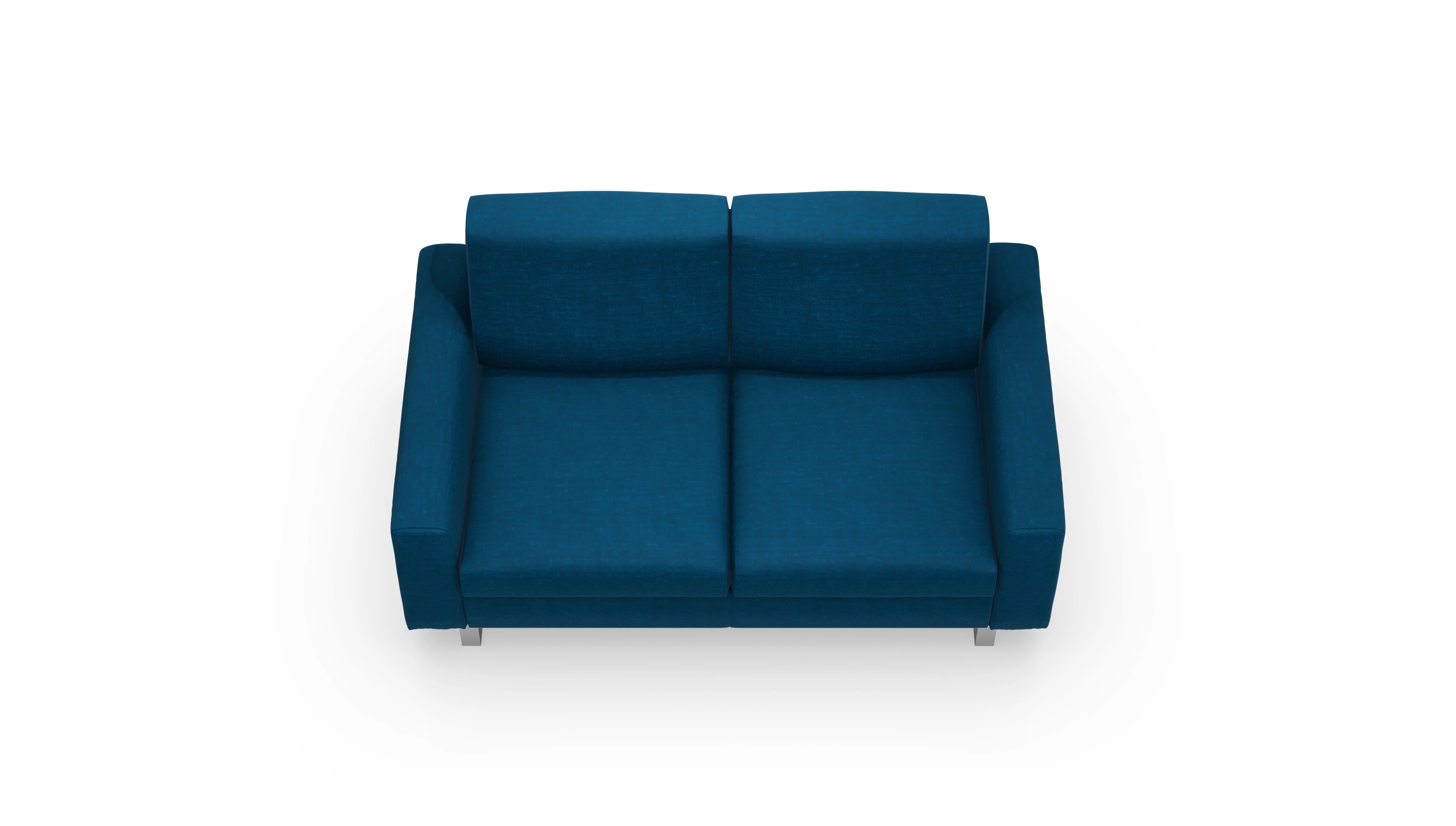 Schlafsofa Fontego Ansicht des Produktes Fontego 2-Sitzer in Stoff blau