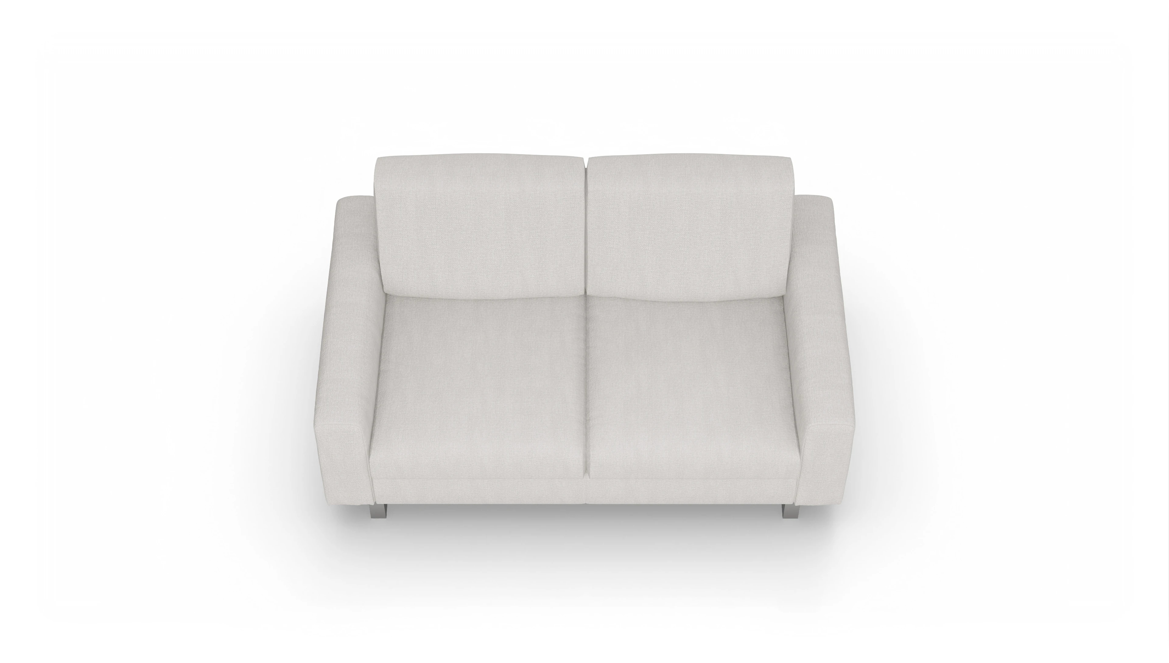 Ansicht des Produktes Fontego 2-Sitzer in Stoff weiß