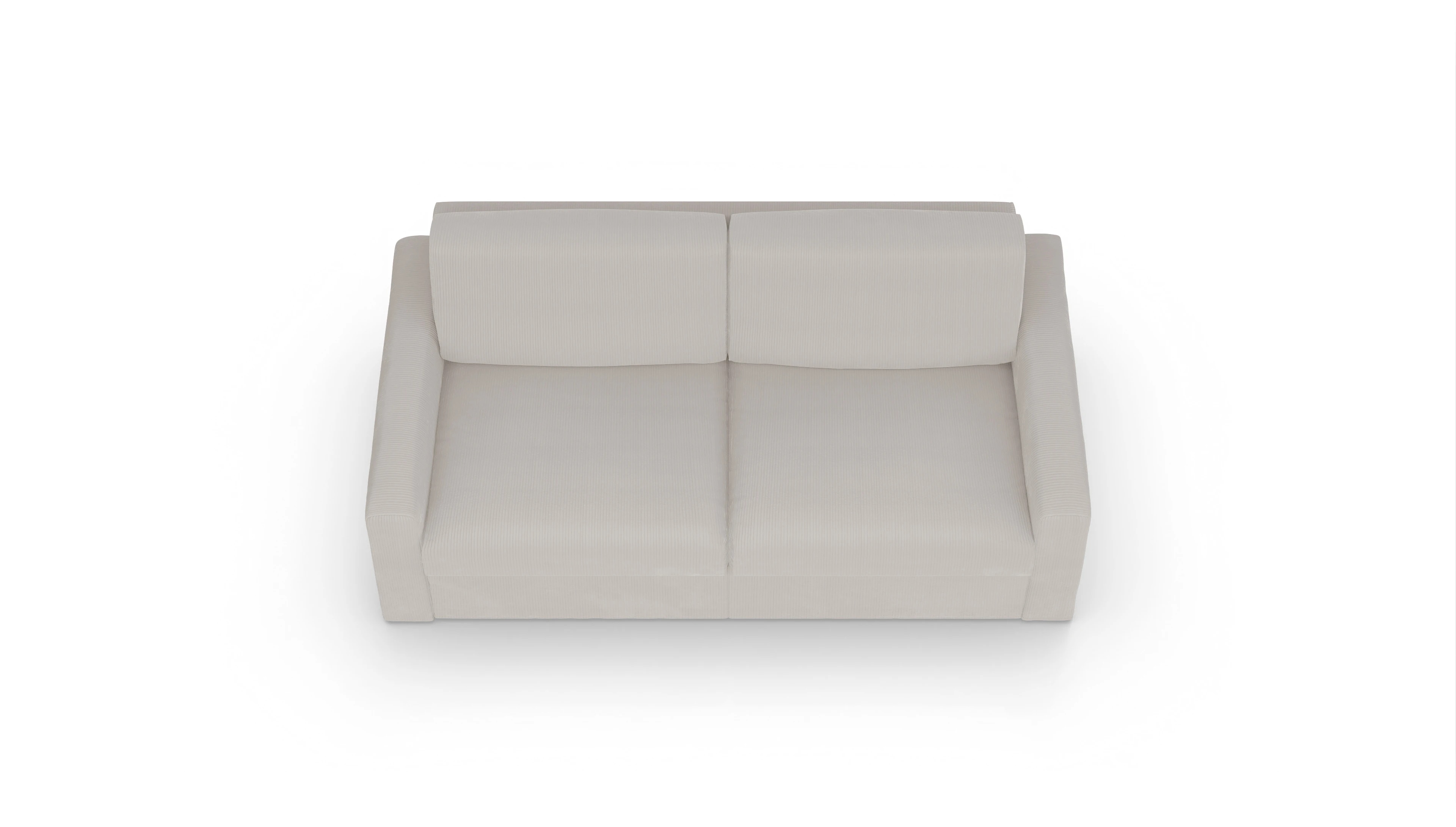 Ansicht des Produktes Vinanti 2,5-Sitzer in Cord weiß