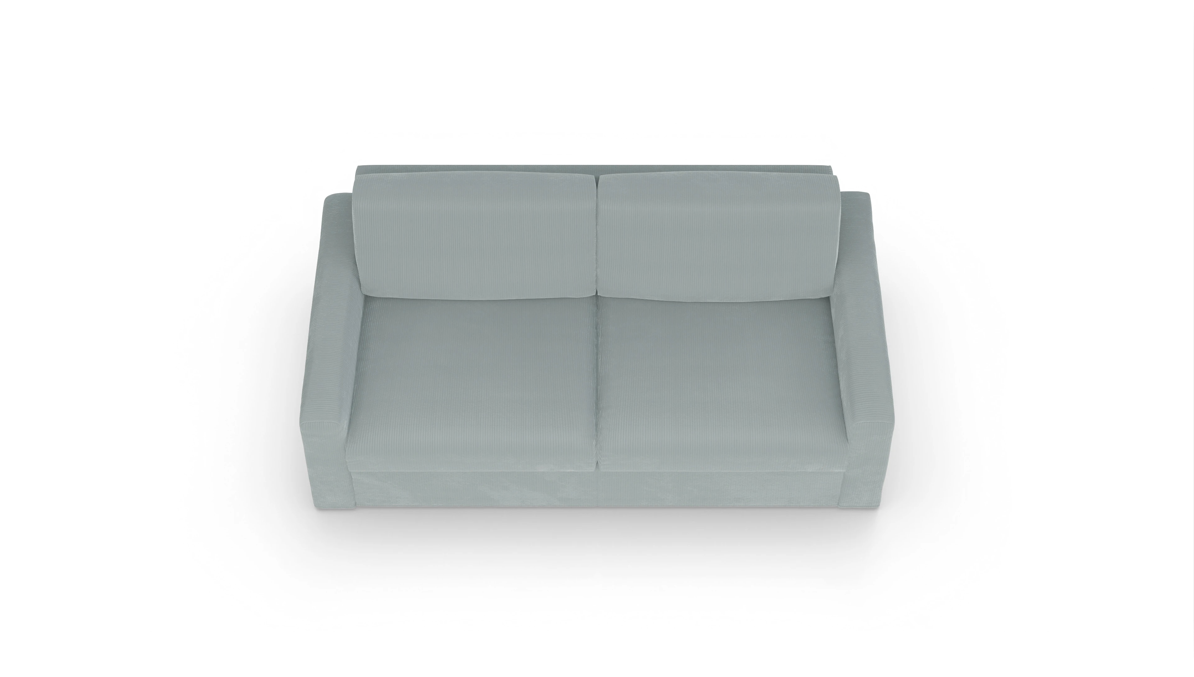 Ansicht des Produktes Vinanti 2,5-Sitzer in Cord blau