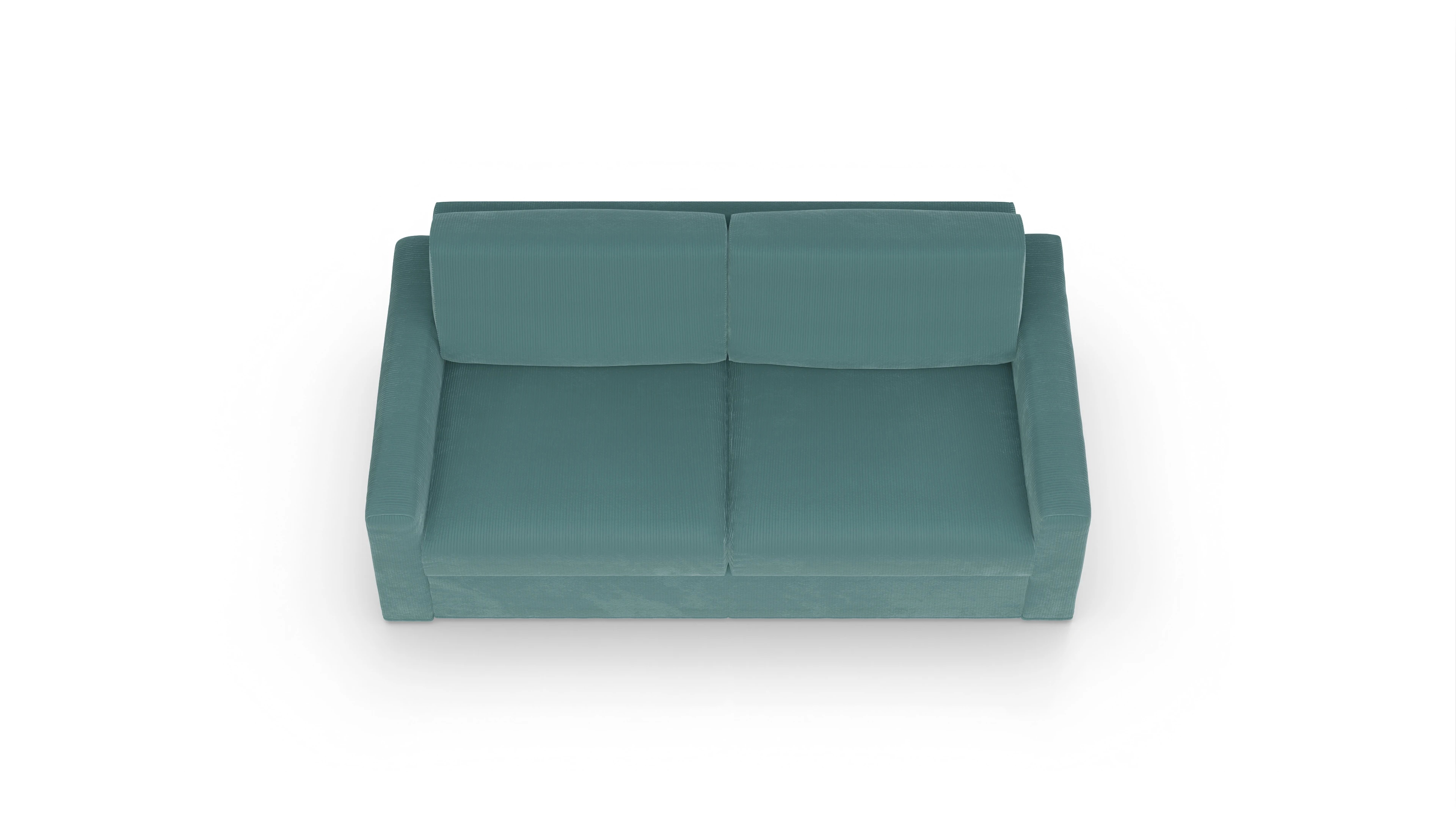 Ansicht des Produktes Vinanti 2,5-Sitzer in Cord blau