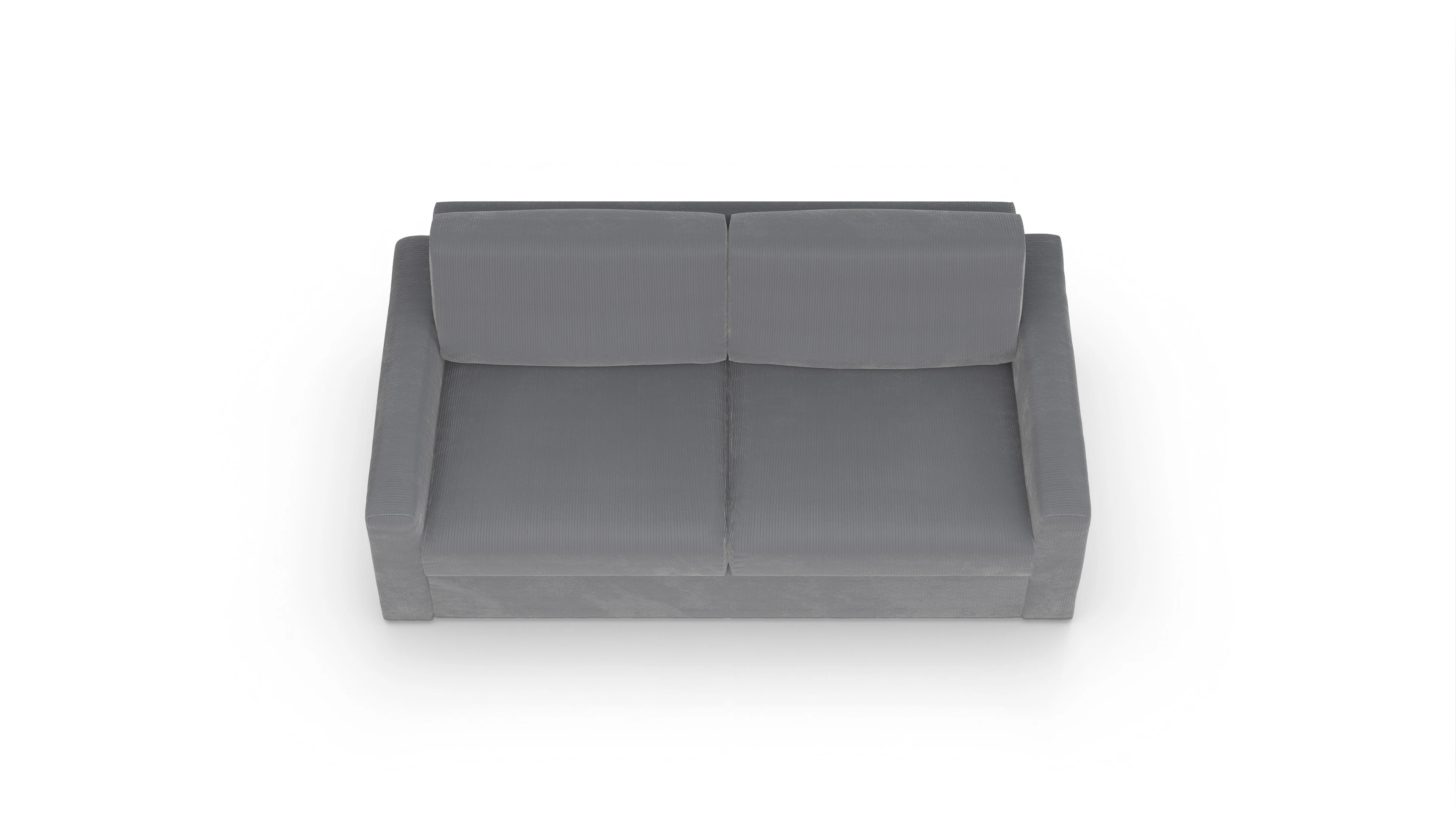 Ansicht des Produktes Vinanti 2,5-Sitzer in Cord grau