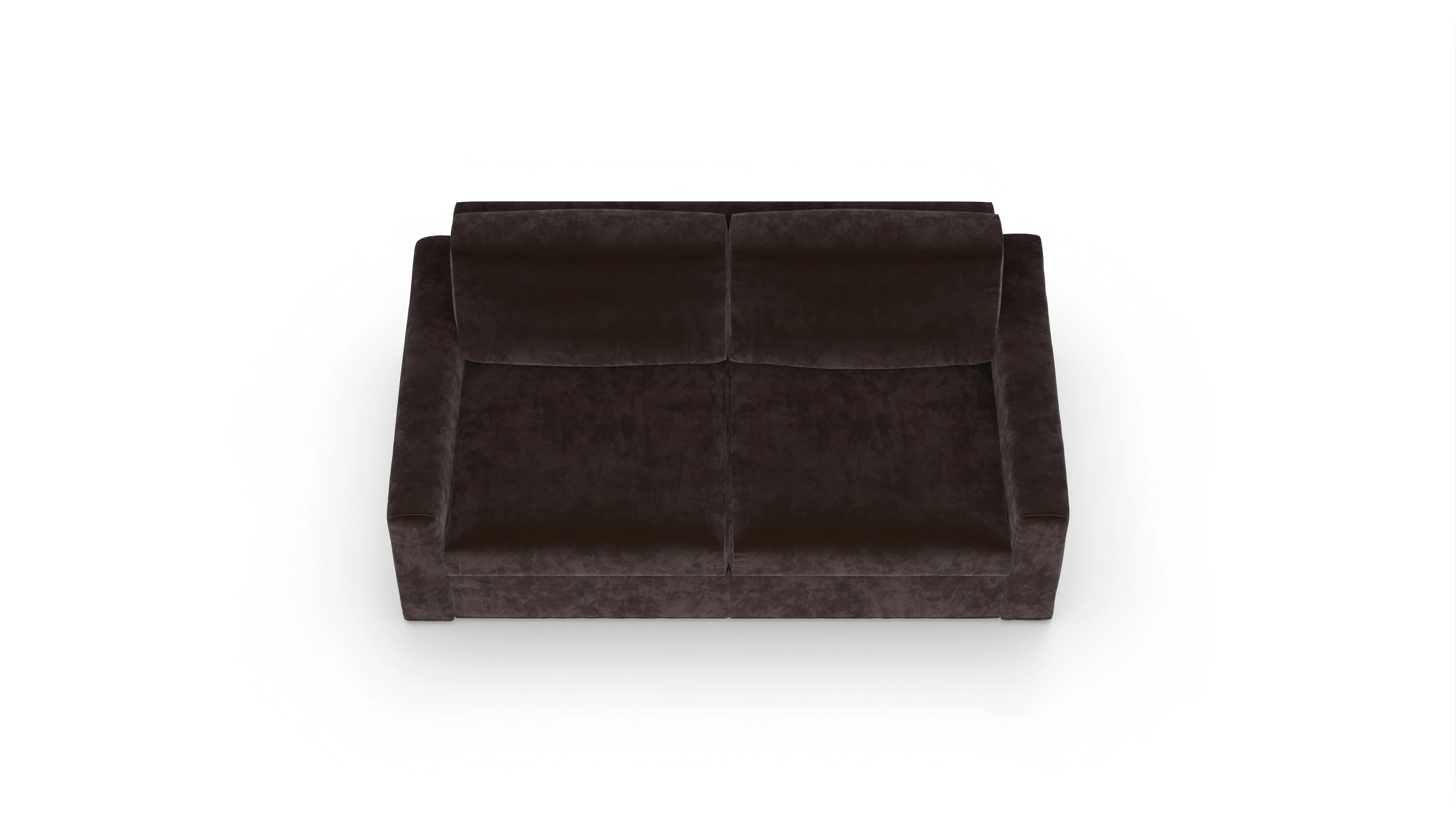 Ansicht des Produktes Vinanti 2-Sitzer in Samt braun